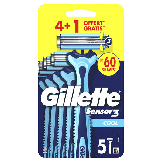 Maquinilla desechable sensor3 Gillette 4u La Despensa