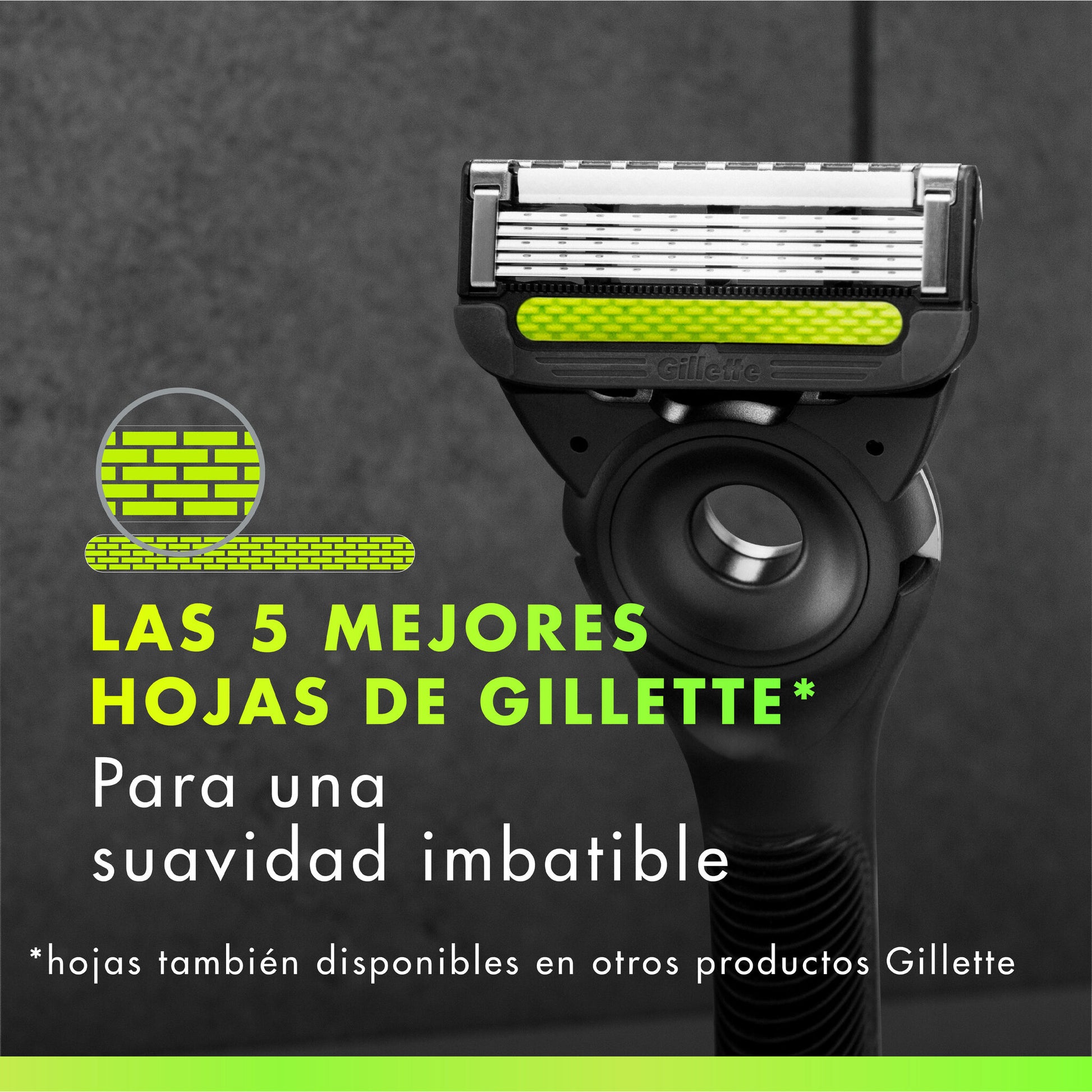 Recambio maquinilla labs Gillette fusion5 4u