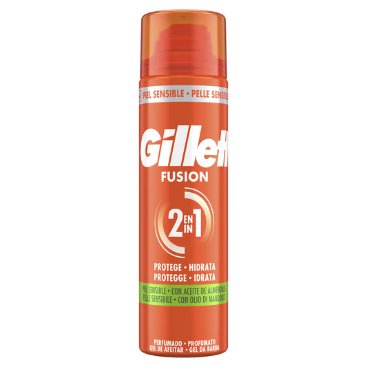 Gel fusion piel sensible Gillette 200ml La Despensa