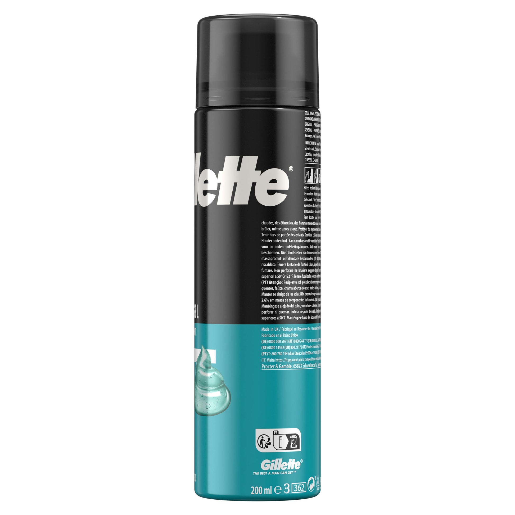 Gel afeitado piel sensibles Guillette 200ml