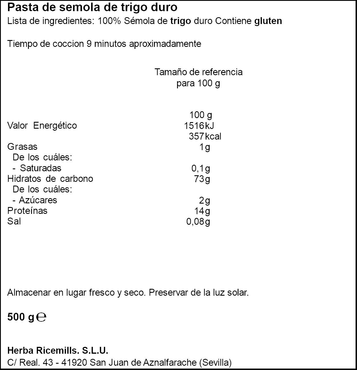 Mafalda corta Garofalo 500g