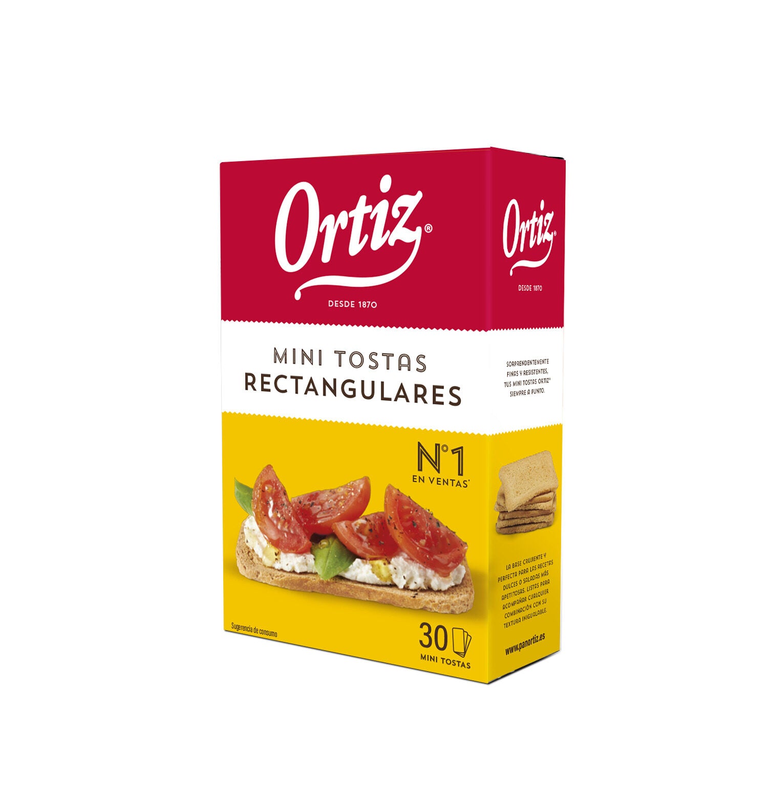 Mini tosta normal Ortiz 100g