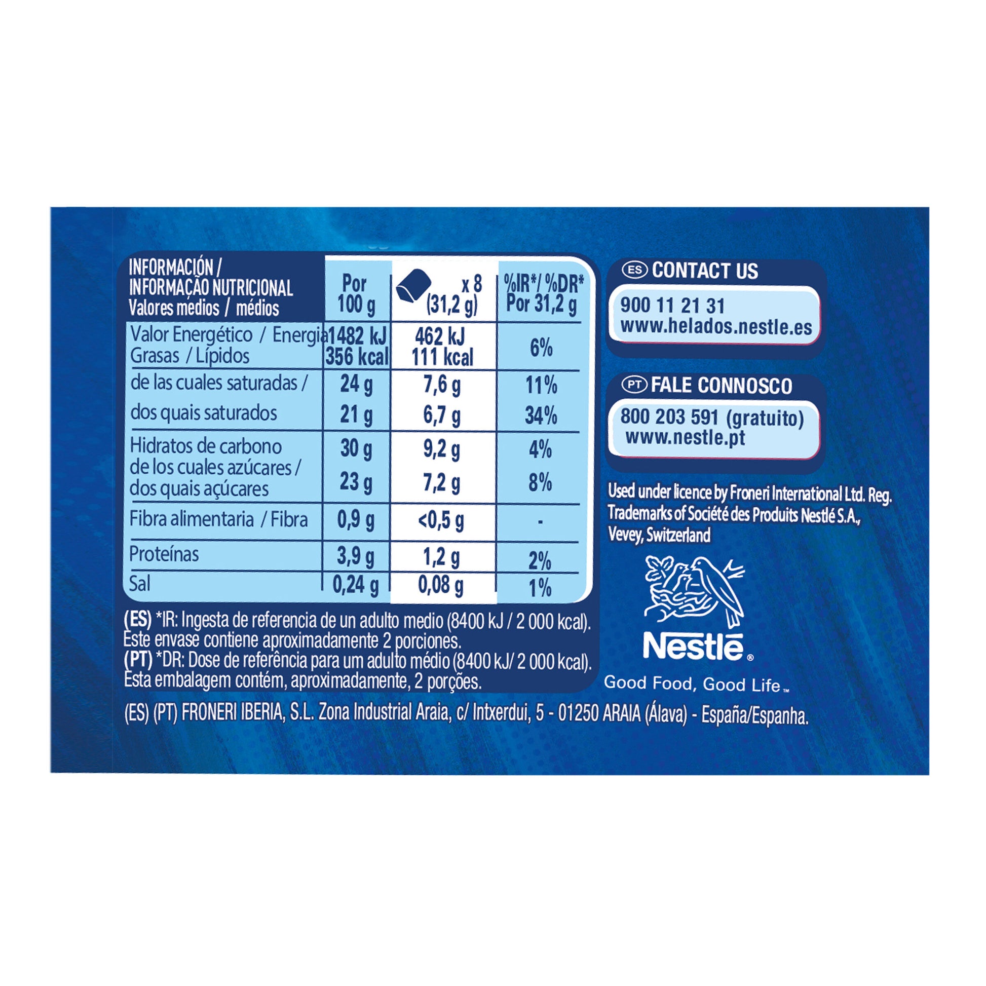 Pops crunch Maxibon 250ml