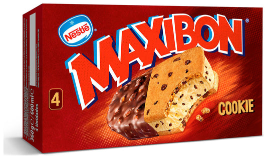 Sandwich cookie maxibon Nestle p4x150ml La Despensa