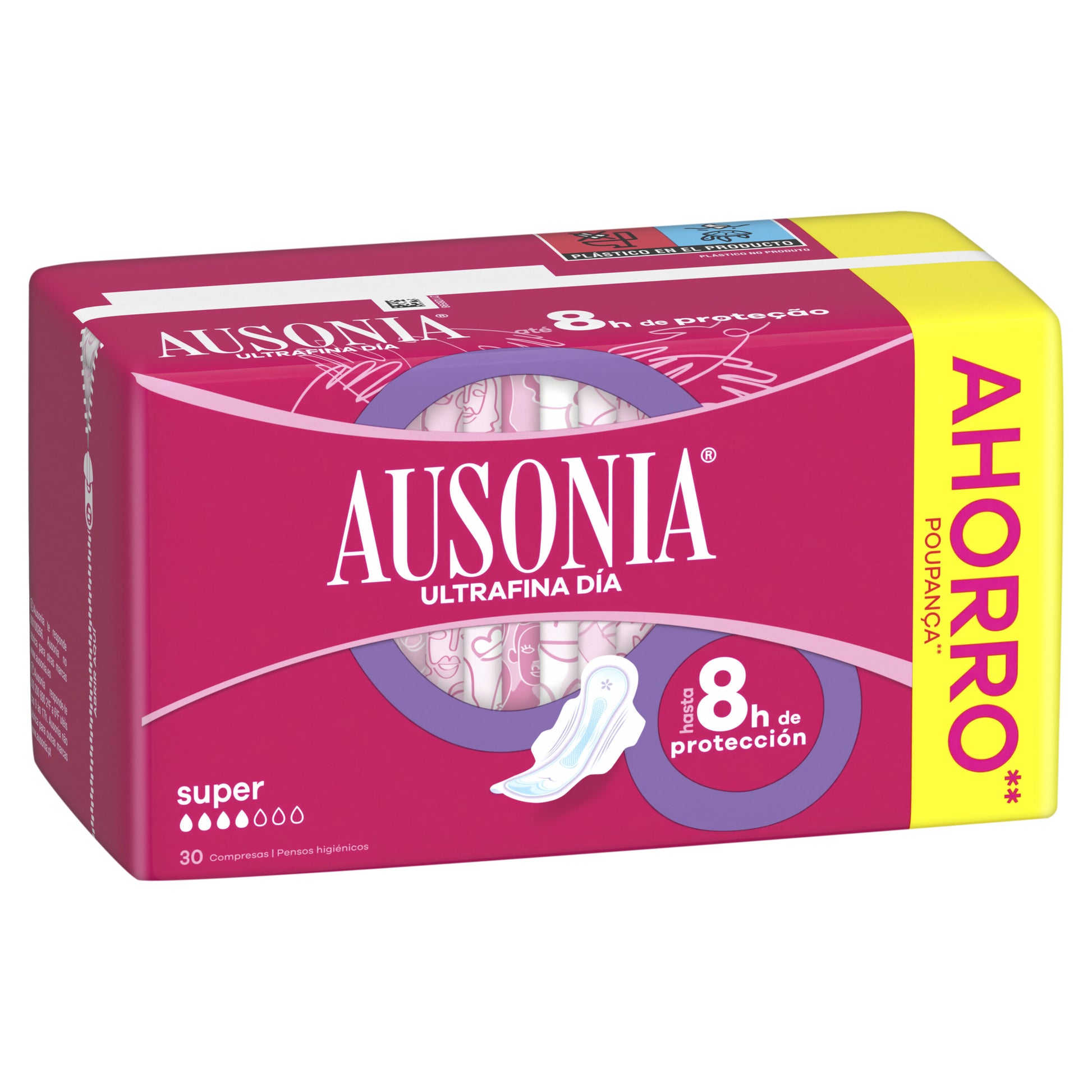Compresas super alas Ausonia 30u