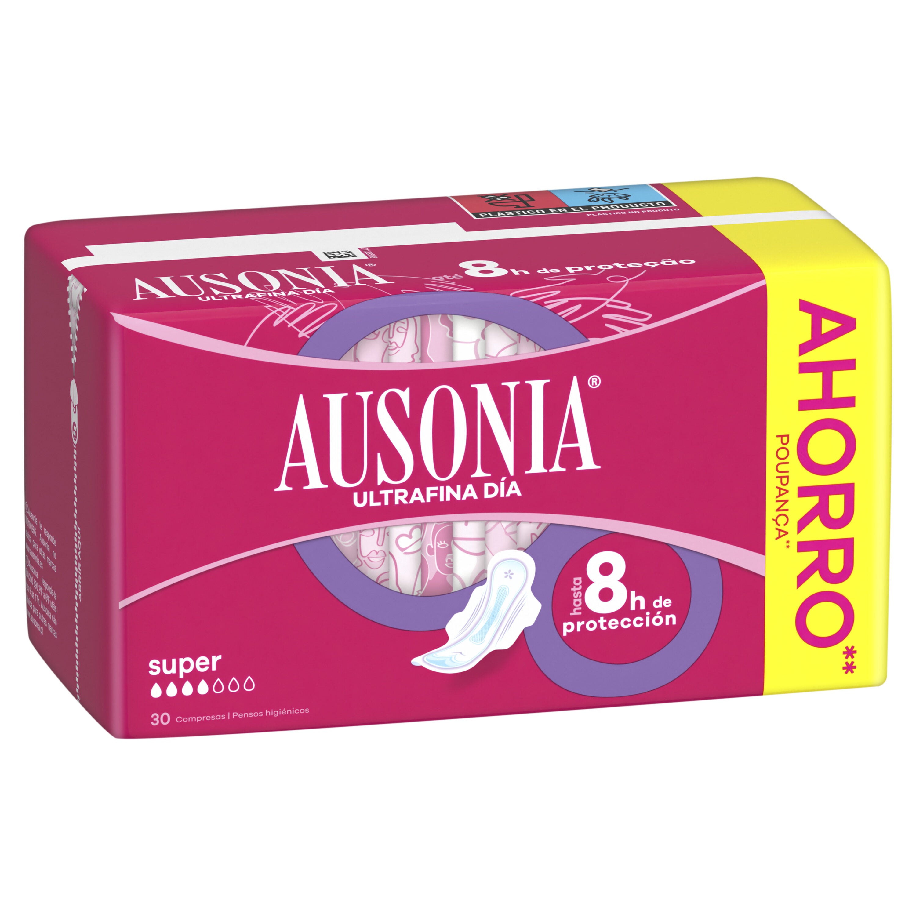 Compresas super alas Ausonia 30u