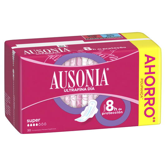Compresas super alas Ausonia 30u La Despensa