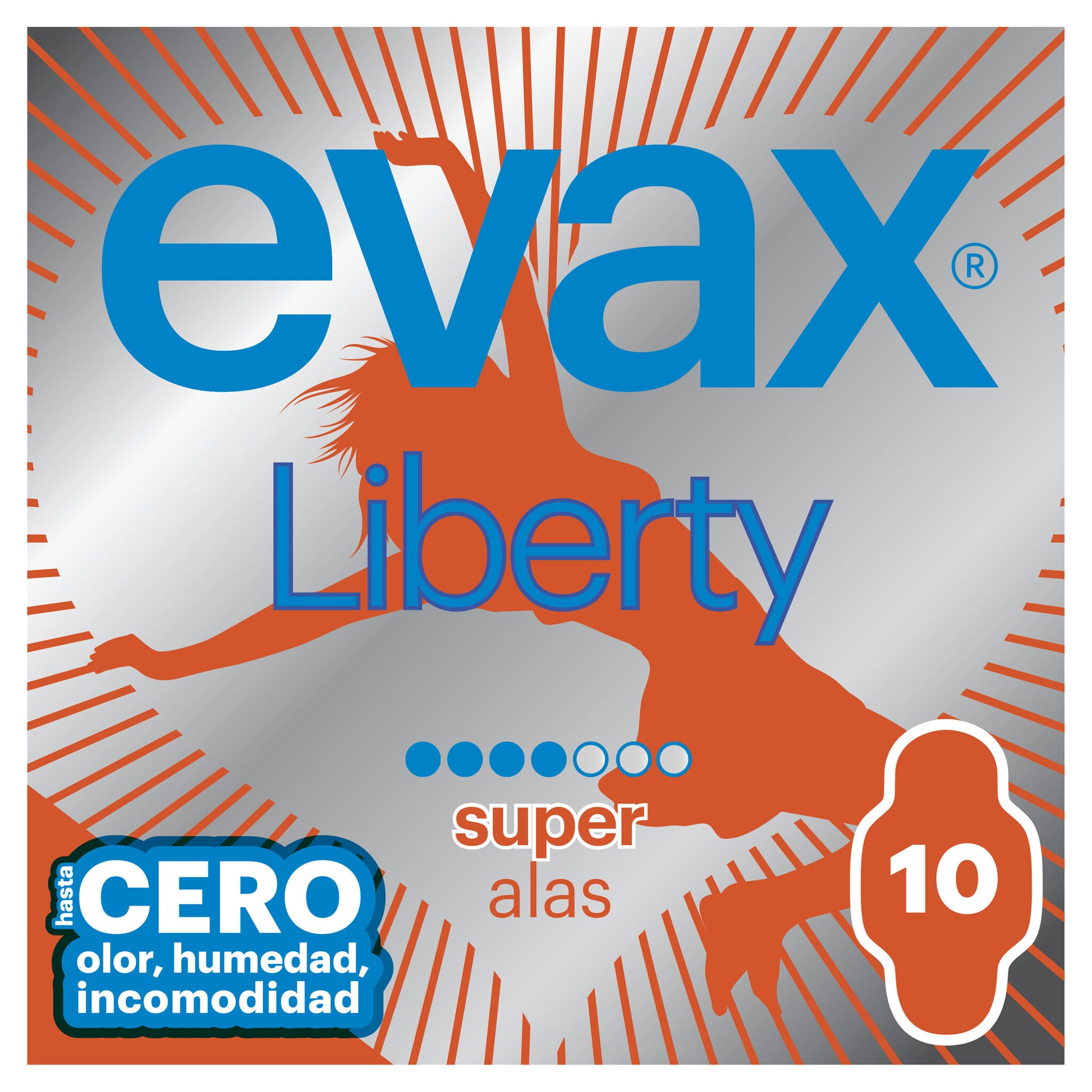Compresa super alas liberty Evax 10u