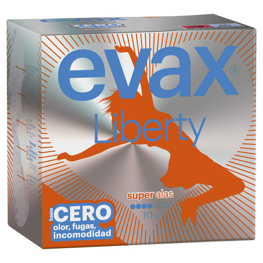 Compresa super alas liberty Evax 10u La Despensa