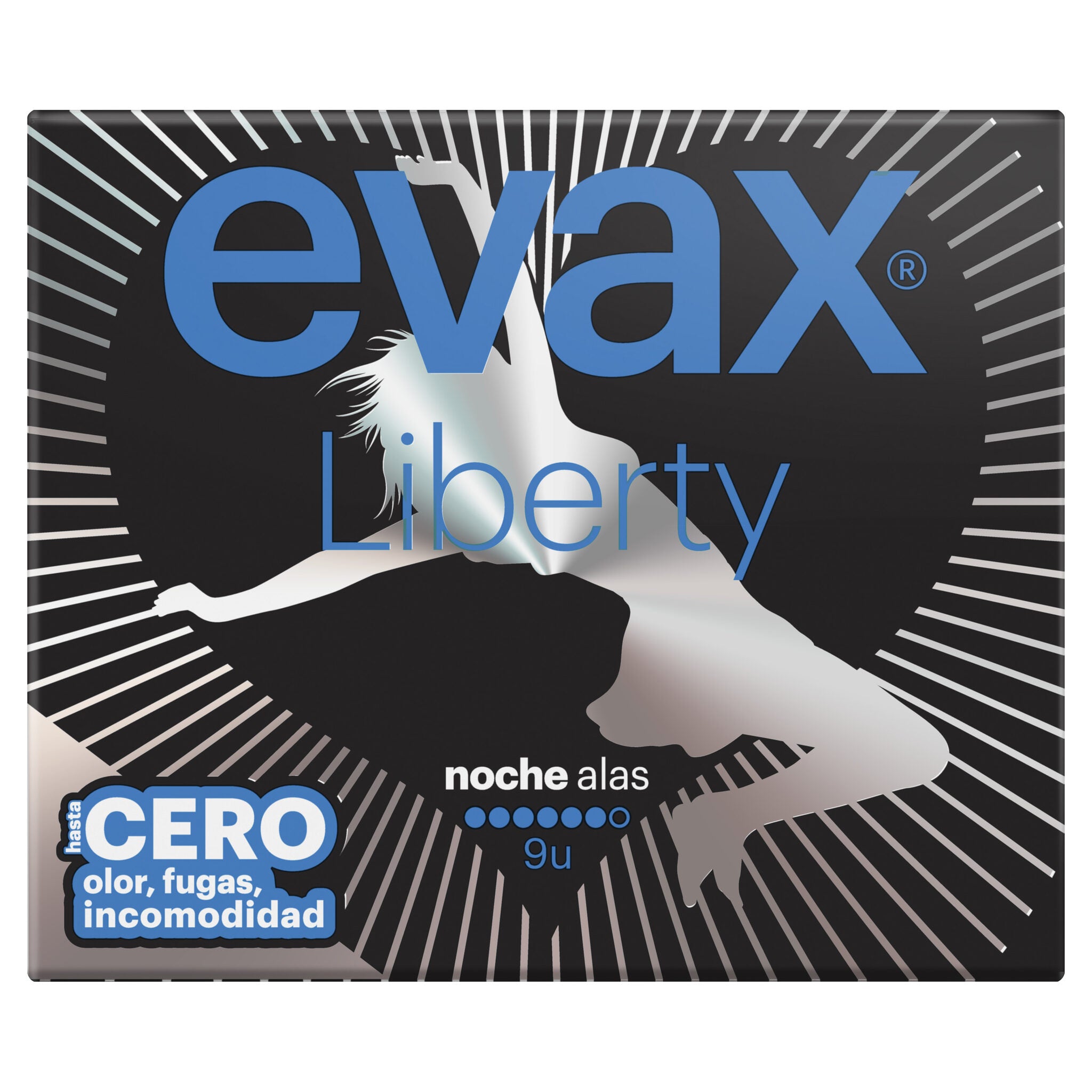 Compresa noche alas liberty Evax 9u