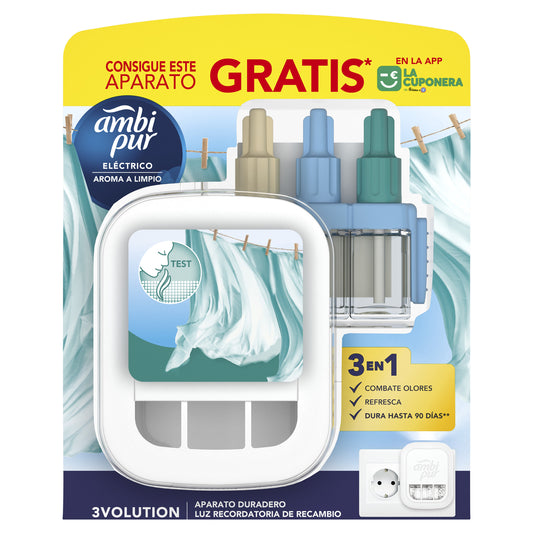 Ambientador eléctrico fresh Ambipur 20ml La Despensa