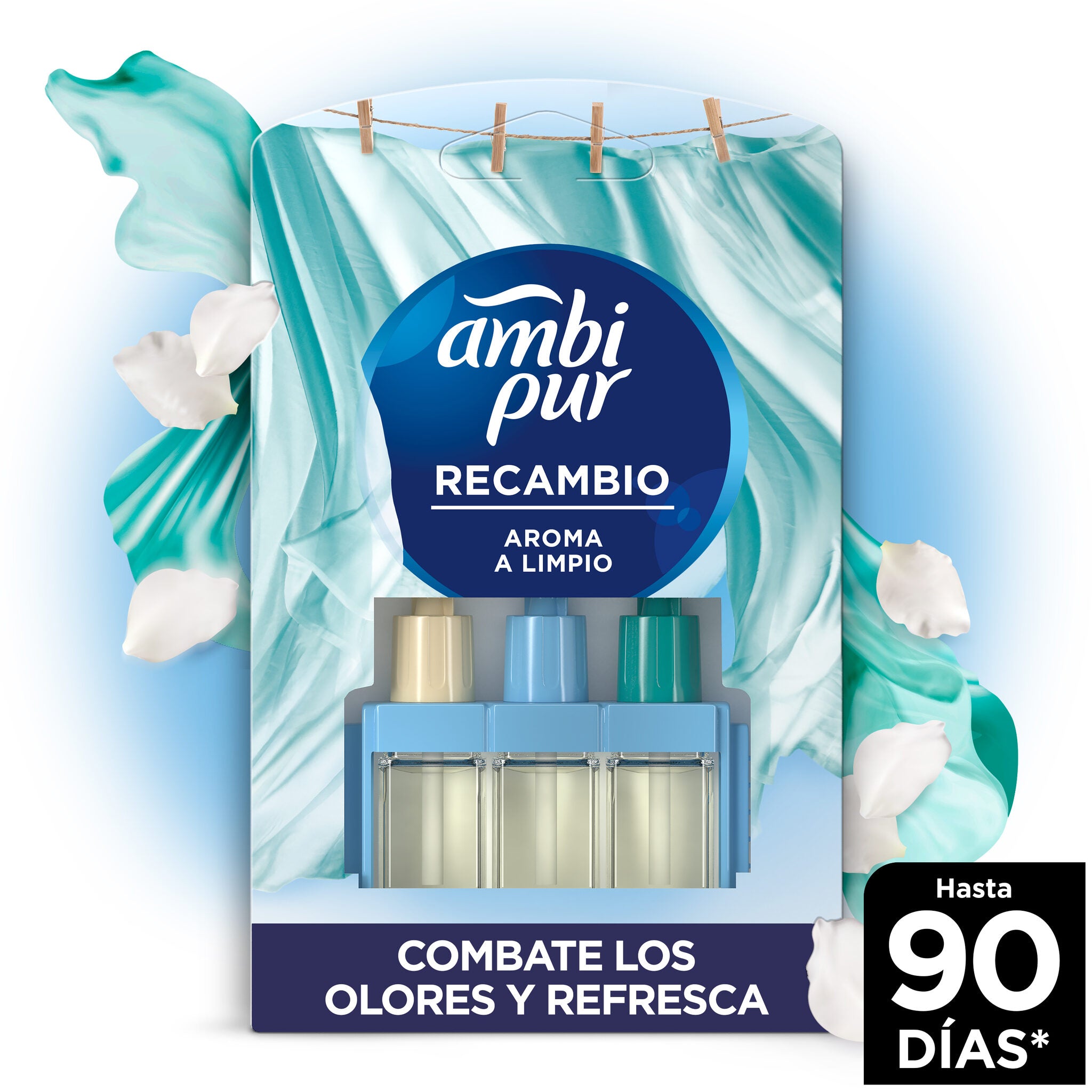 Ambientador 3volution aroma limpio fresh Ambipur  1u