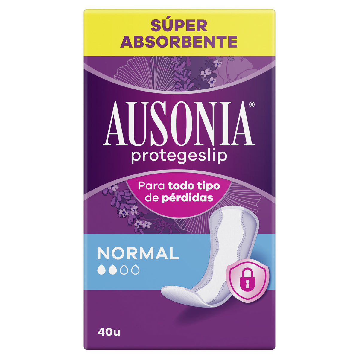 Protegeslip normal Ausonia 40u