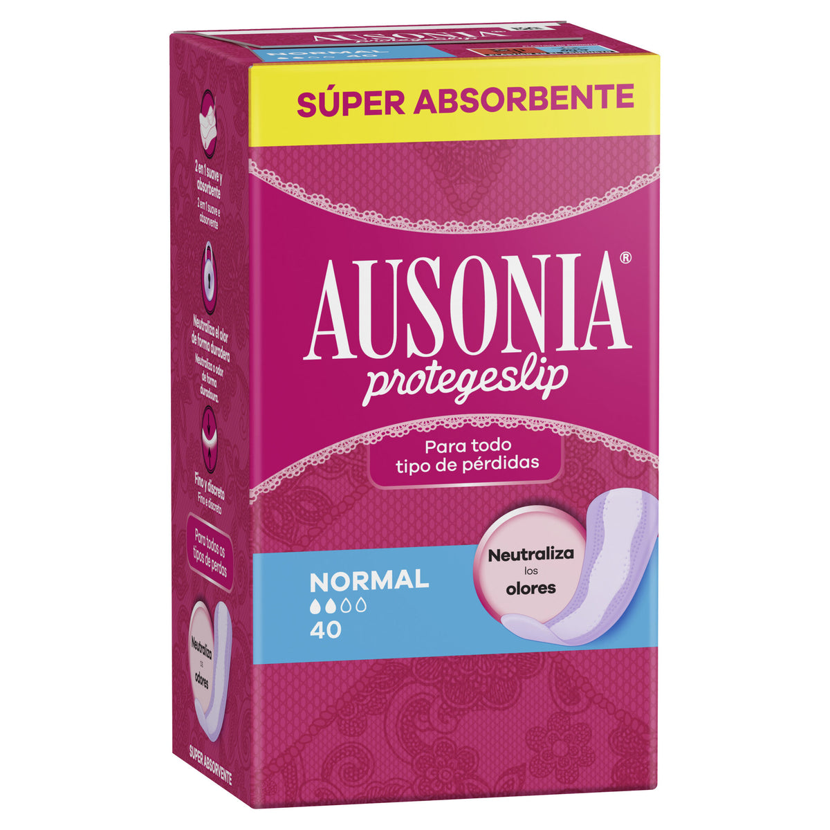 Protegeslip normal Ausonia 40u