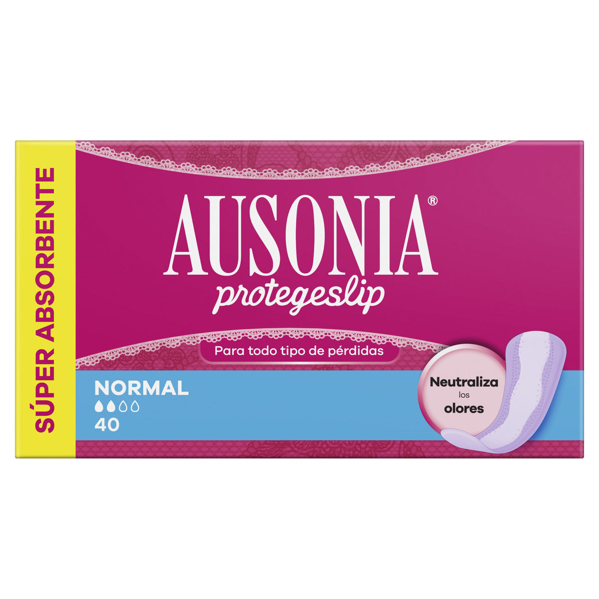 Protegeslip normal Ausonia 40u