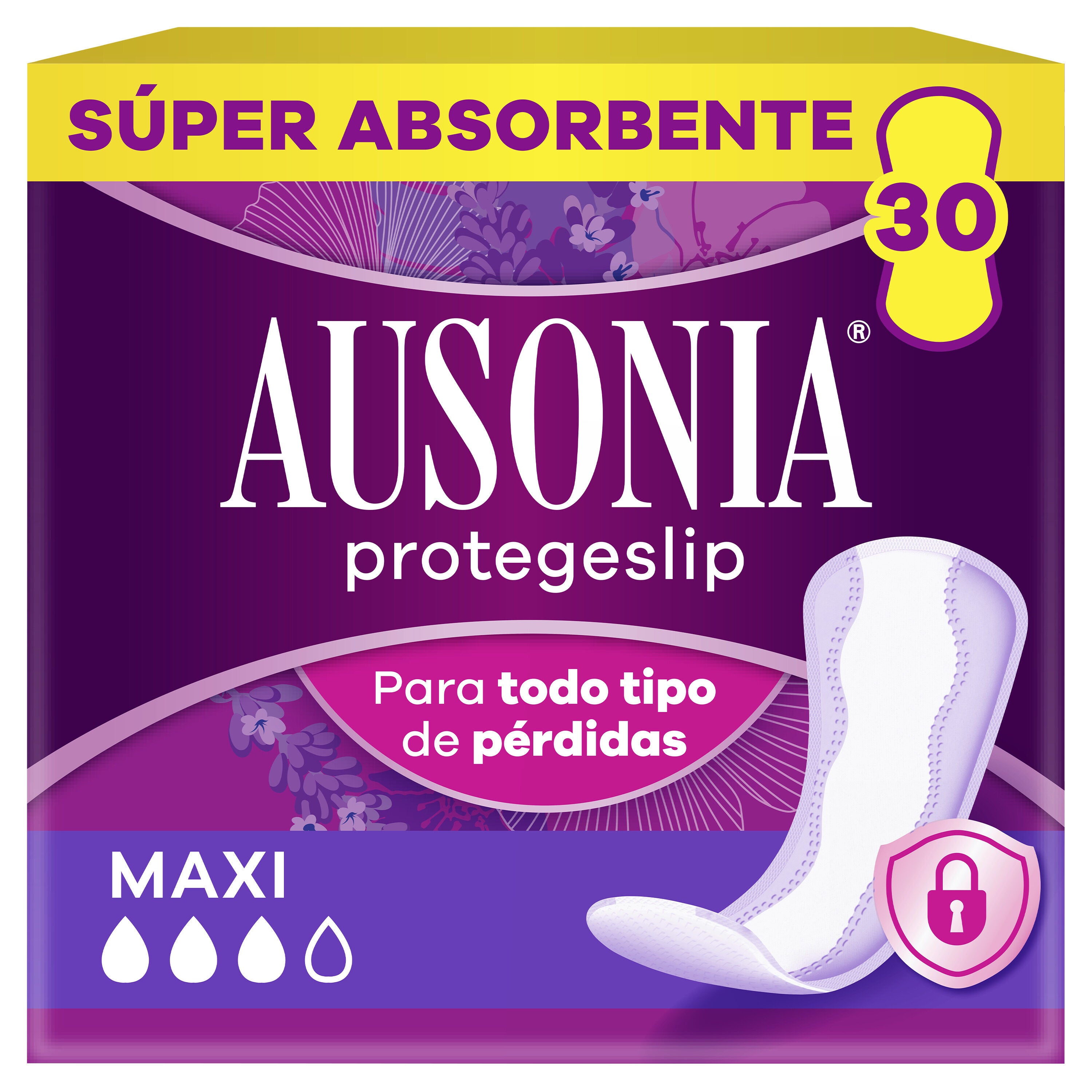 Protegeslip maxi Ausonia 30u
