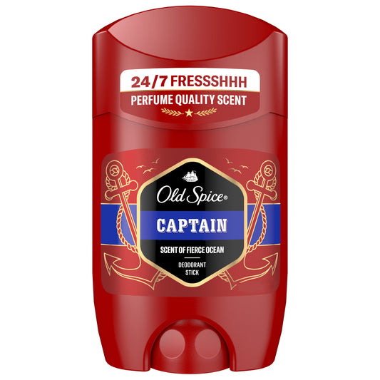 Desodorante stick hombre captain Old spice 50ml La Despensa