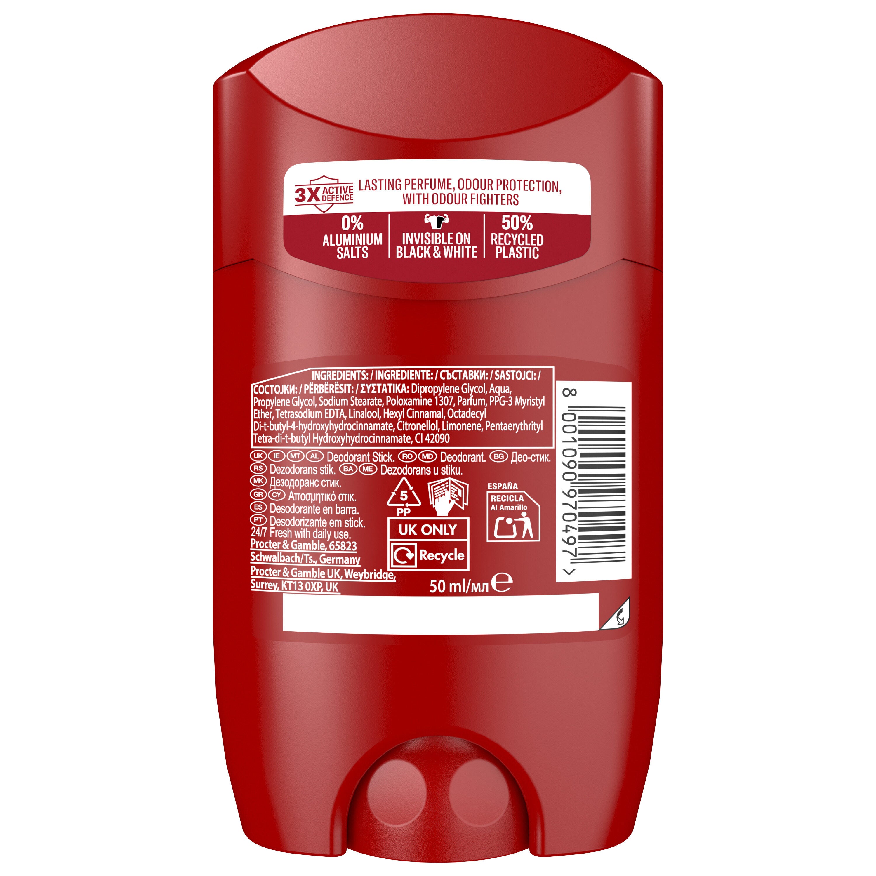 Desodorante stick hombre captain Old spice 50ml