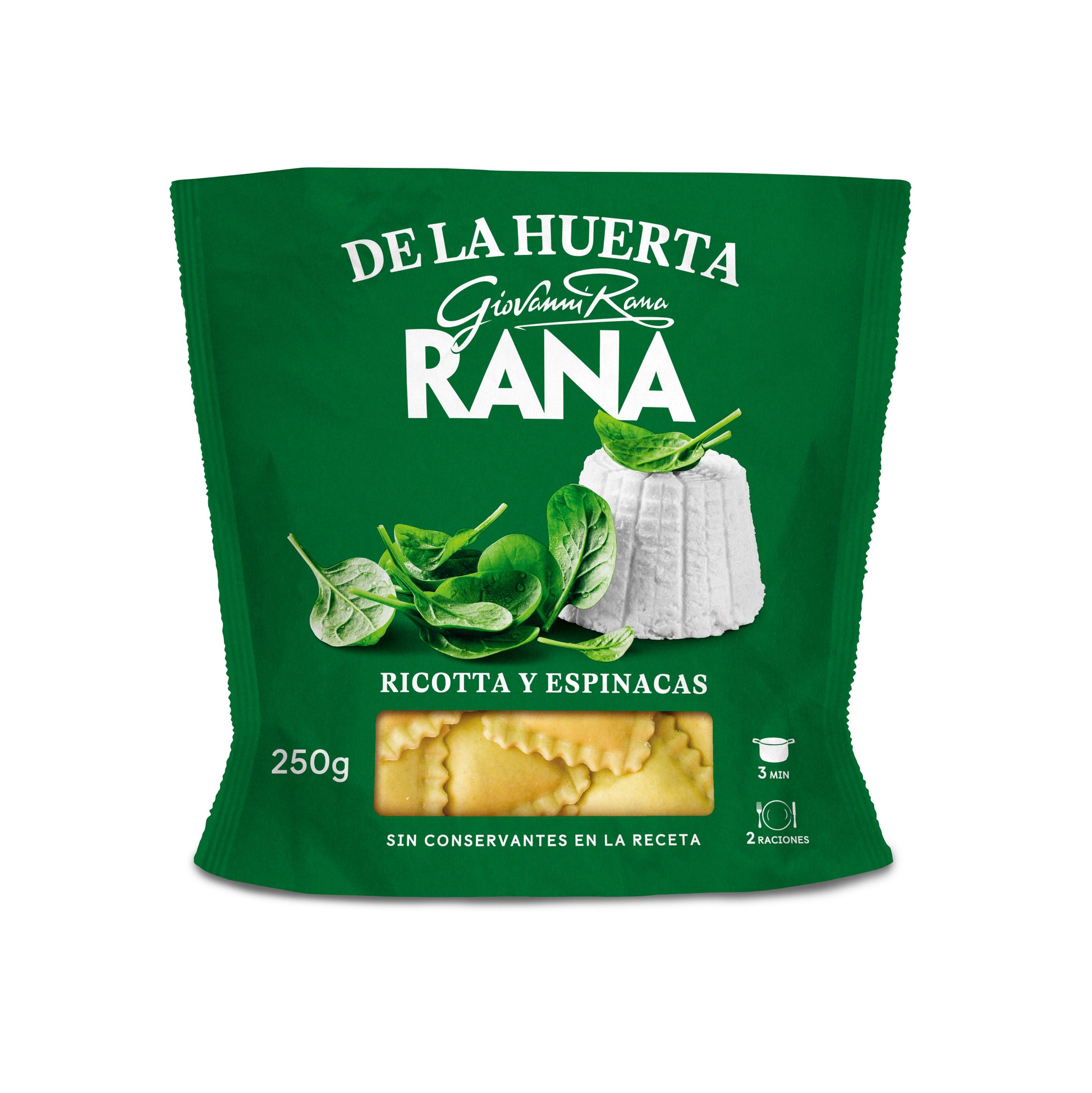 Tortelloni de la huerta ricotta y espinacas Rana 250g