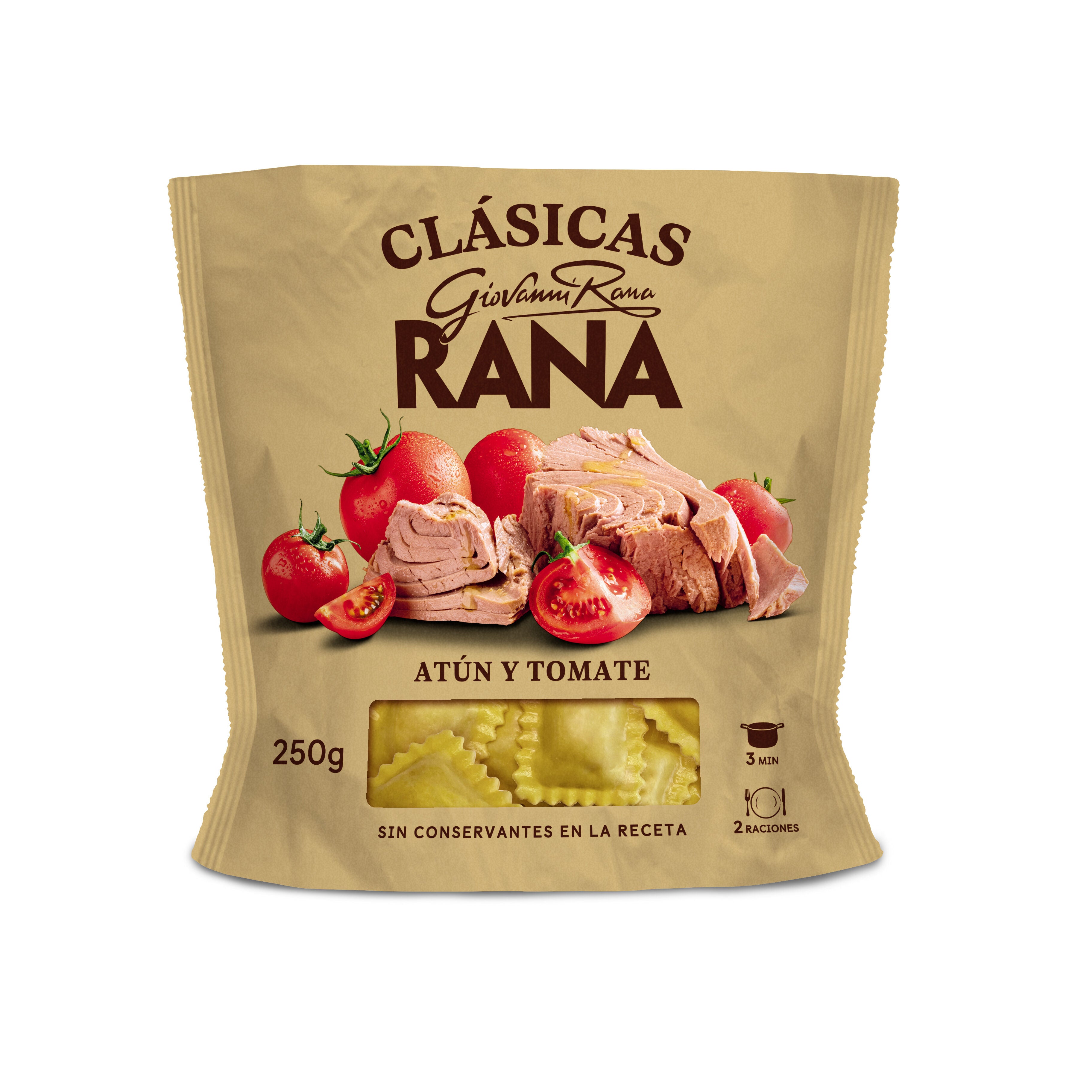 Ravioli atun/tomate Rana 250g