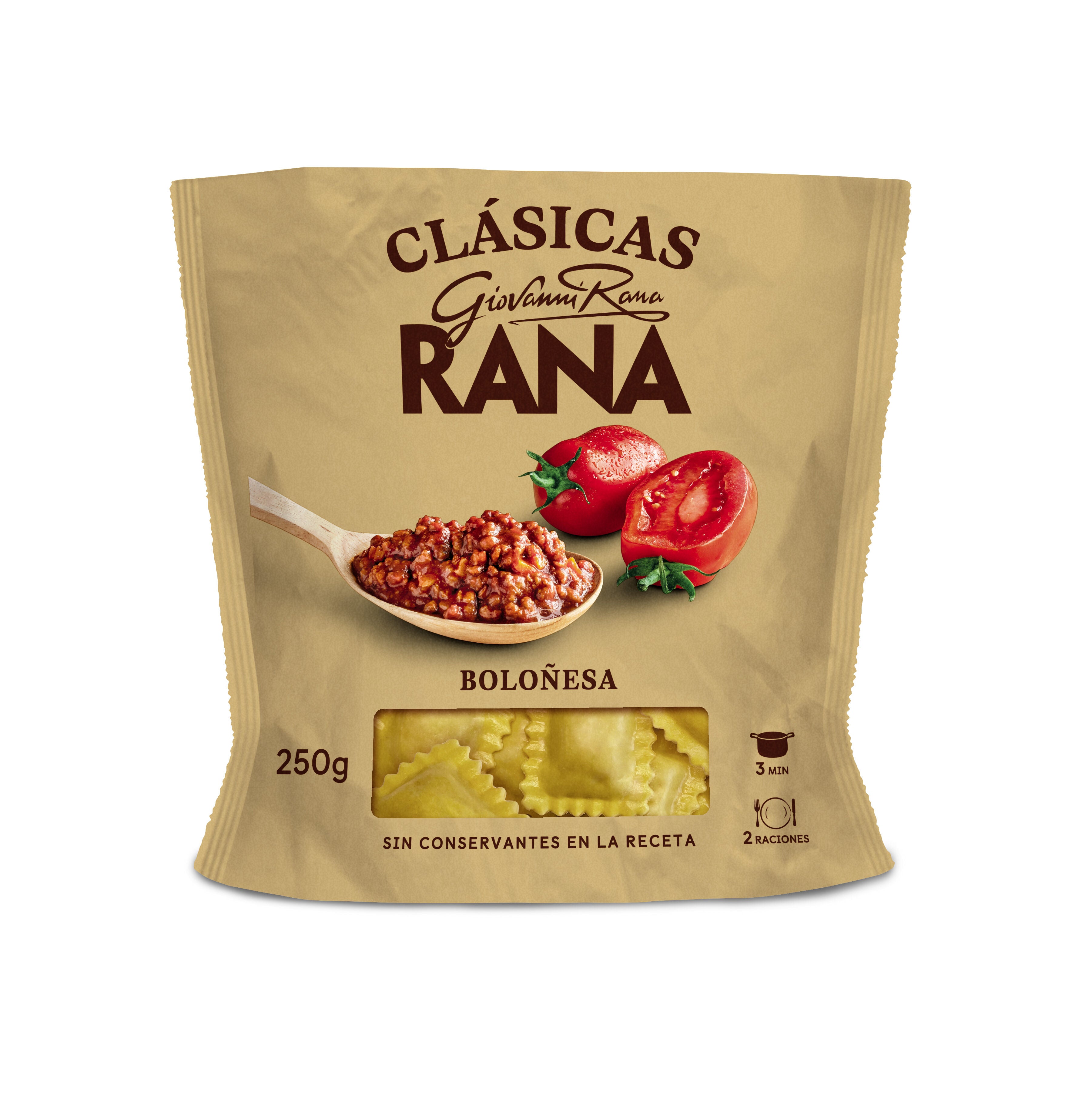 Ravioli boloñesa Rana 250g