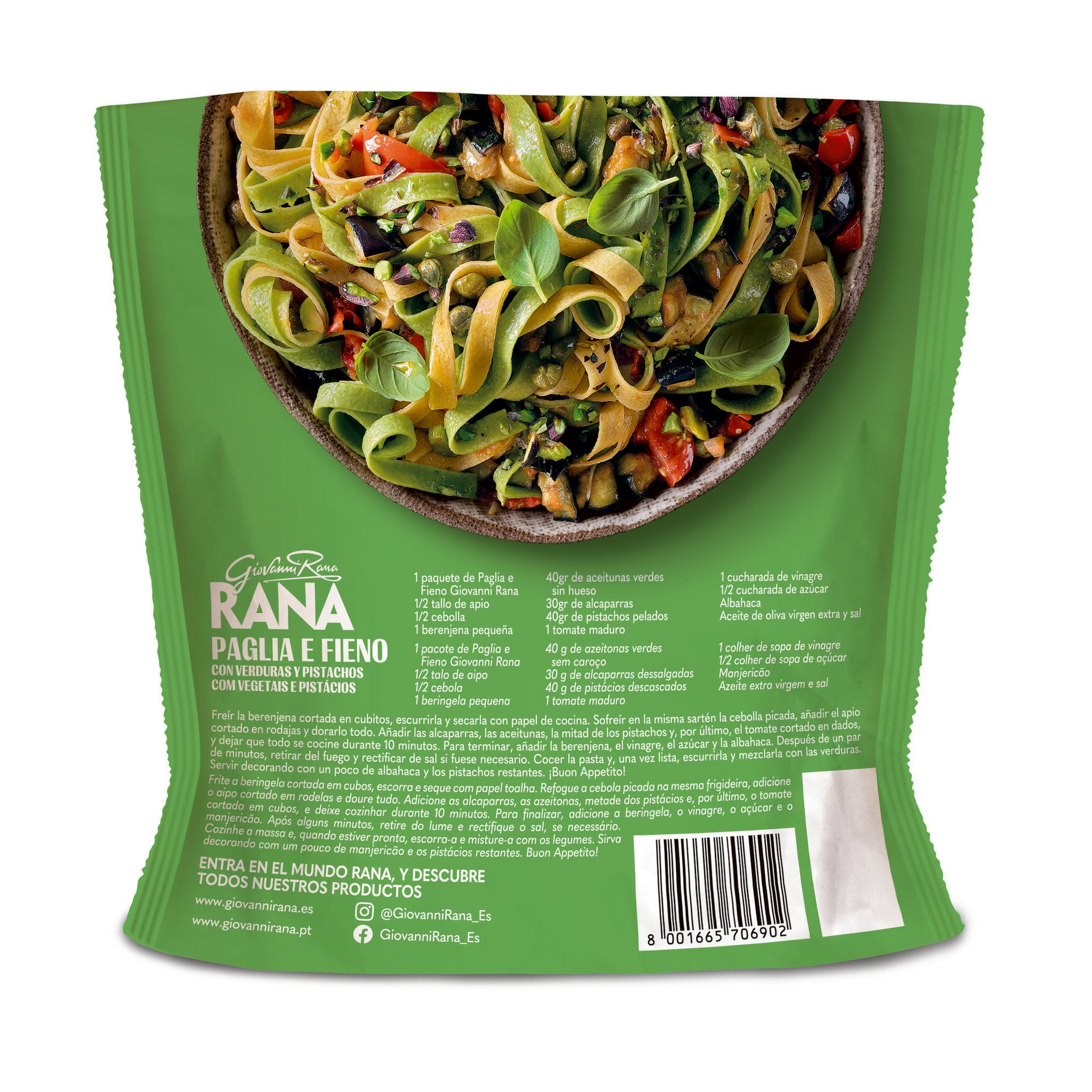 Tagliatelle paglia e fieno Rana 250g