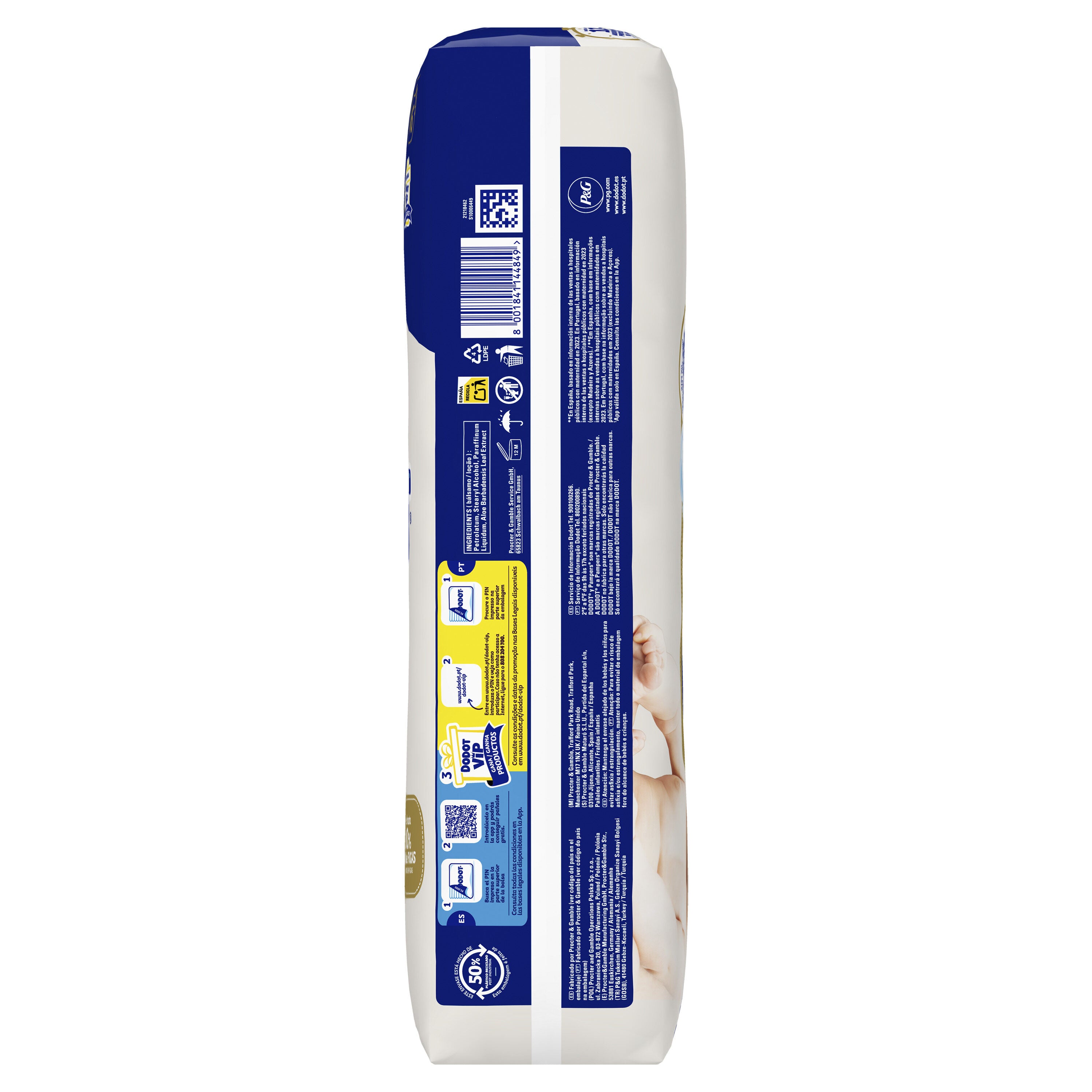 Pañal sensitive  t3 6-10kg Dodot 56u