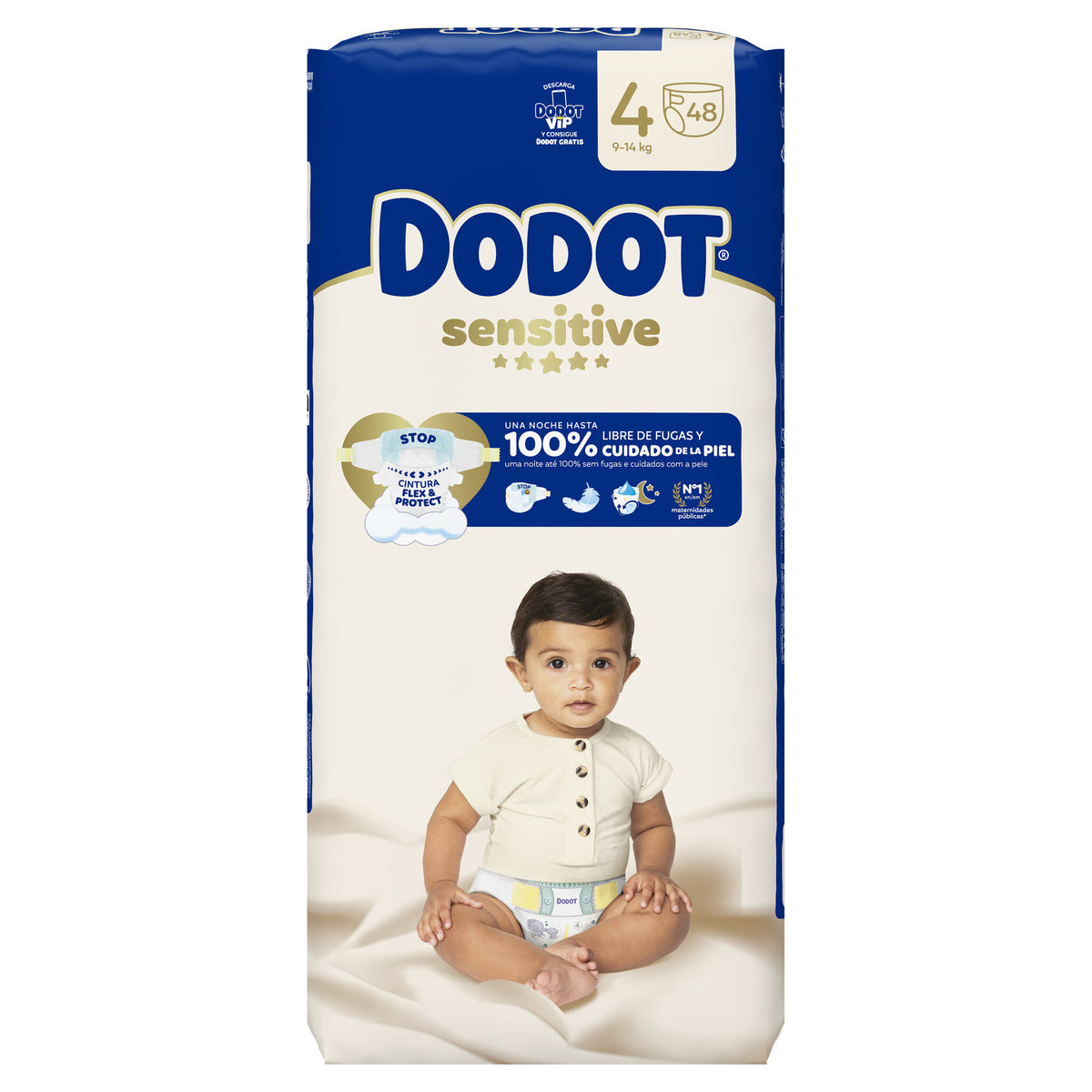 Pañal gateo 9-14 kg t4 Dodot 48u