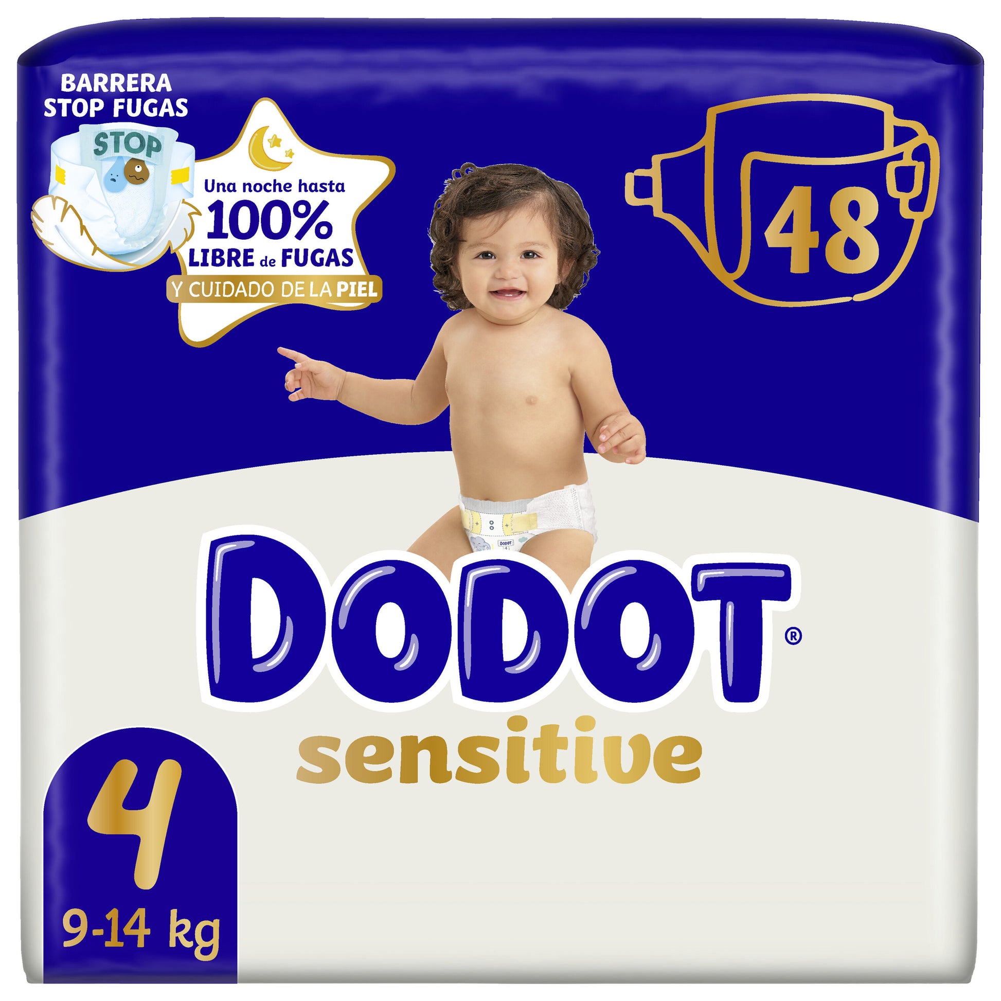 Pañal gateo 9-14 kg t4 Dodot 48u