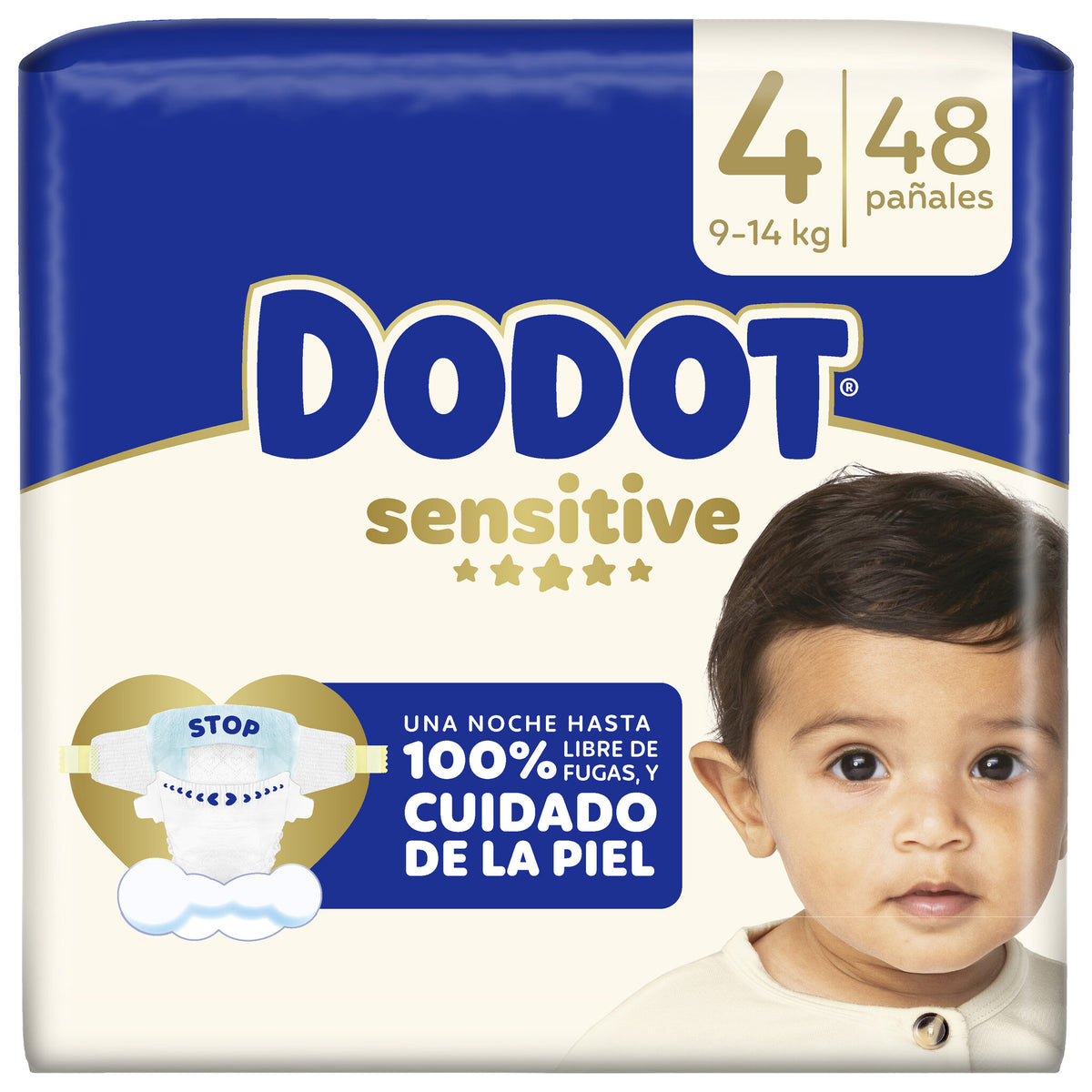 Pañal gateo 9-14 kg t4 Dodot 48u