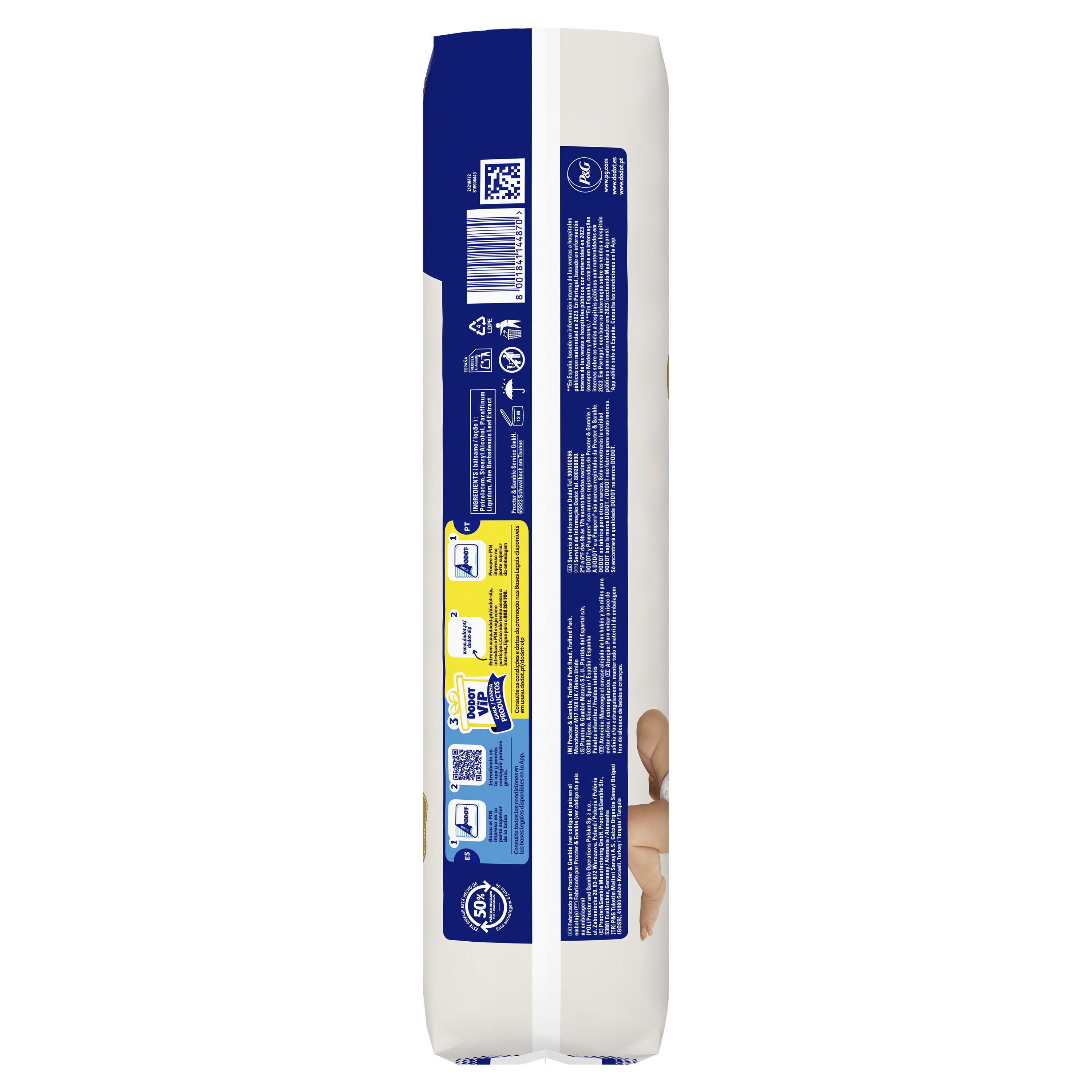 Pañal gateo 9-14 kg t4 Dodot 48u