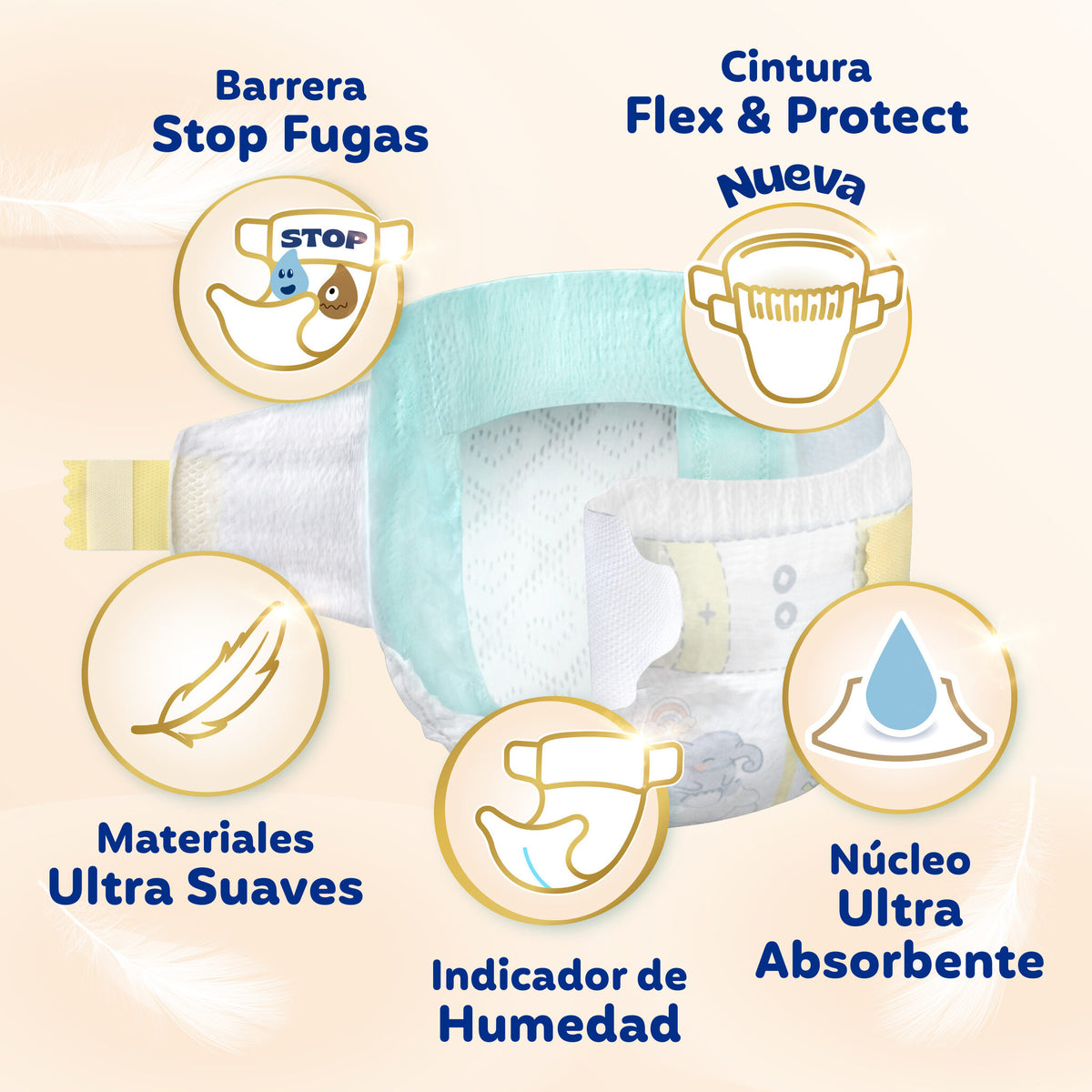 Pañal gateo 9-14 kg t4 Dodot 48u