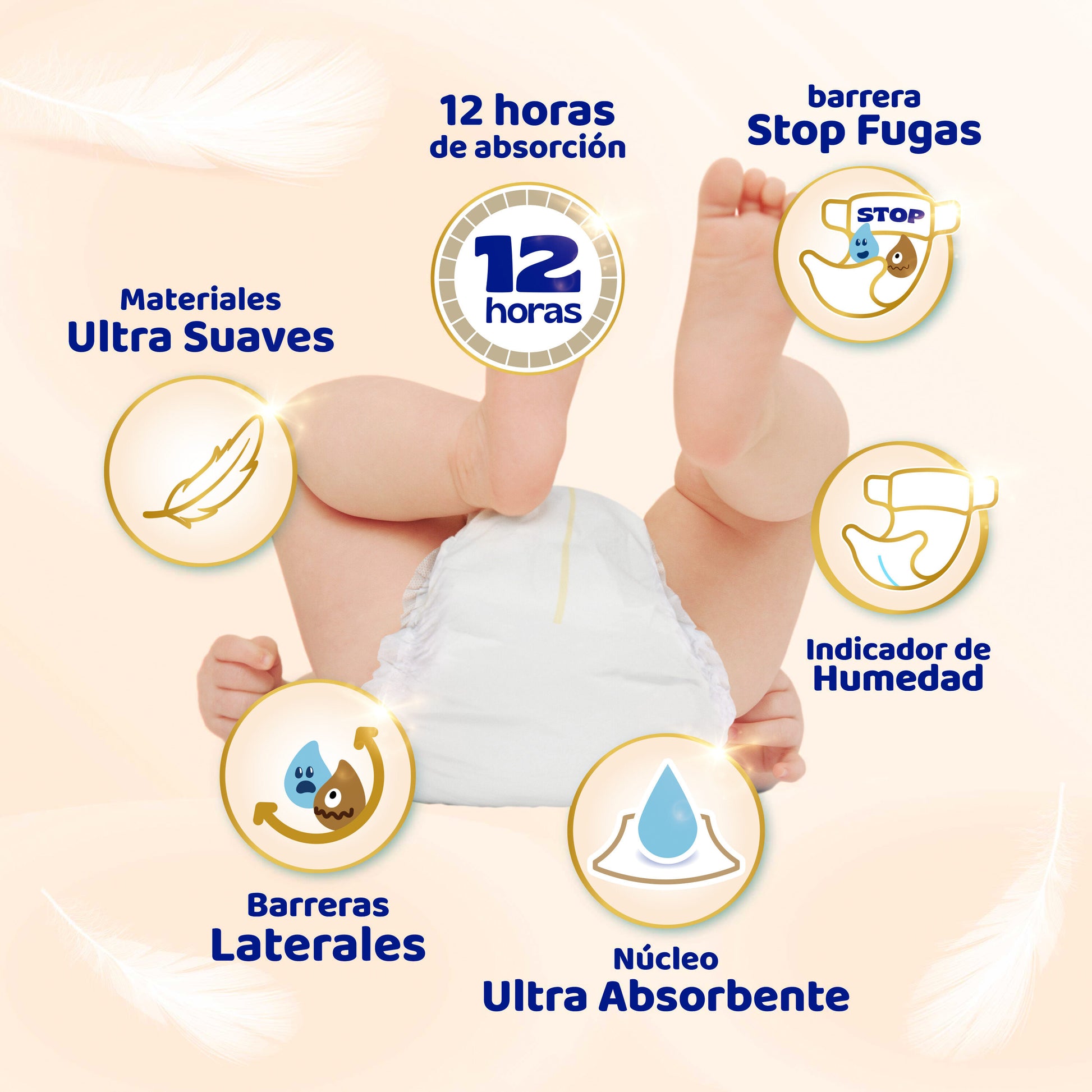 Pañal gateo 9-14 kg t4 Dodot 48u