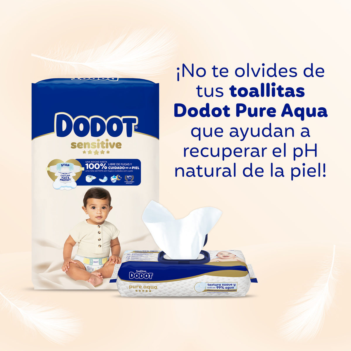 Pañal gateo 9-14 kg t4 Dodot 48u