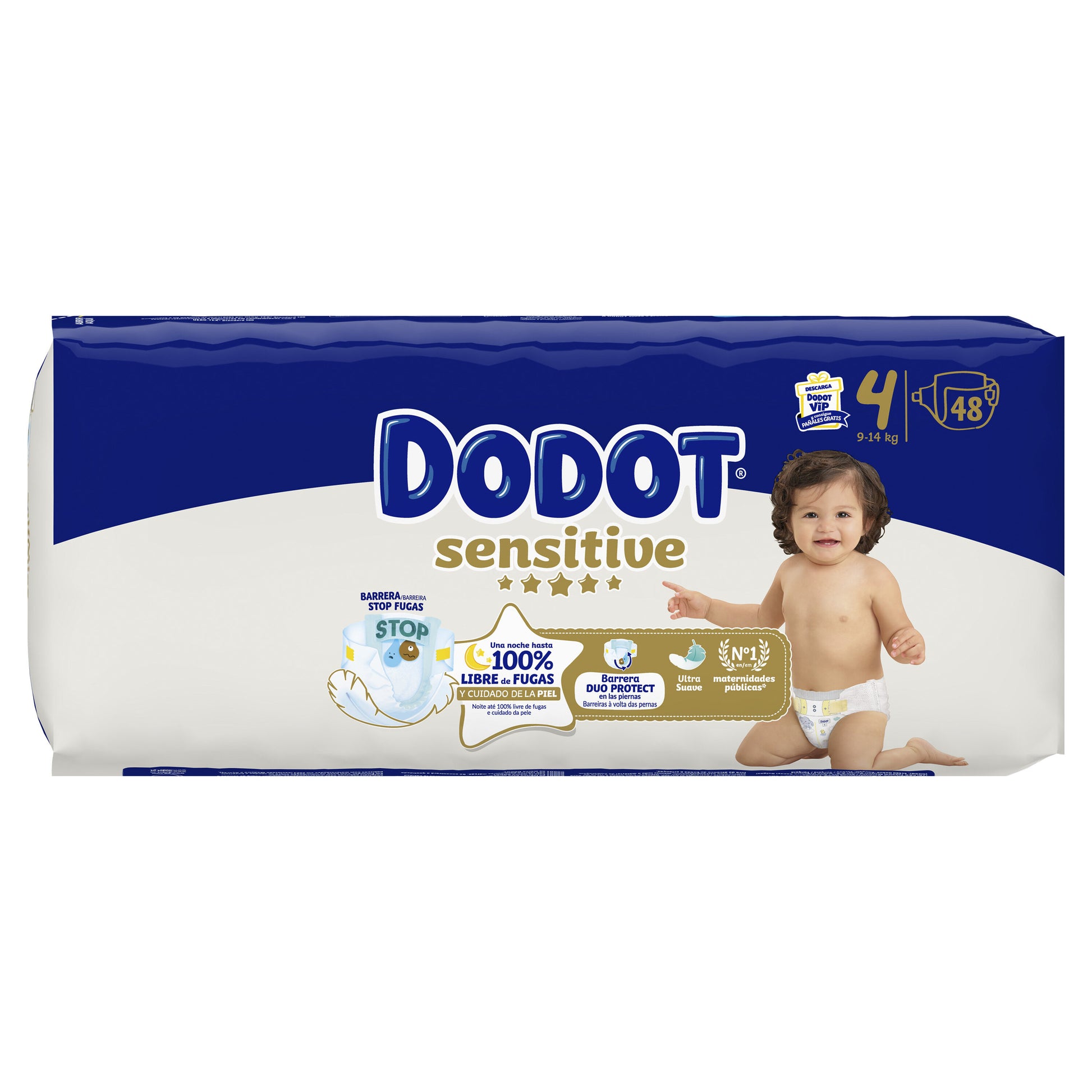 Pañal gateo 9-14 kg t4 Dodot 48u