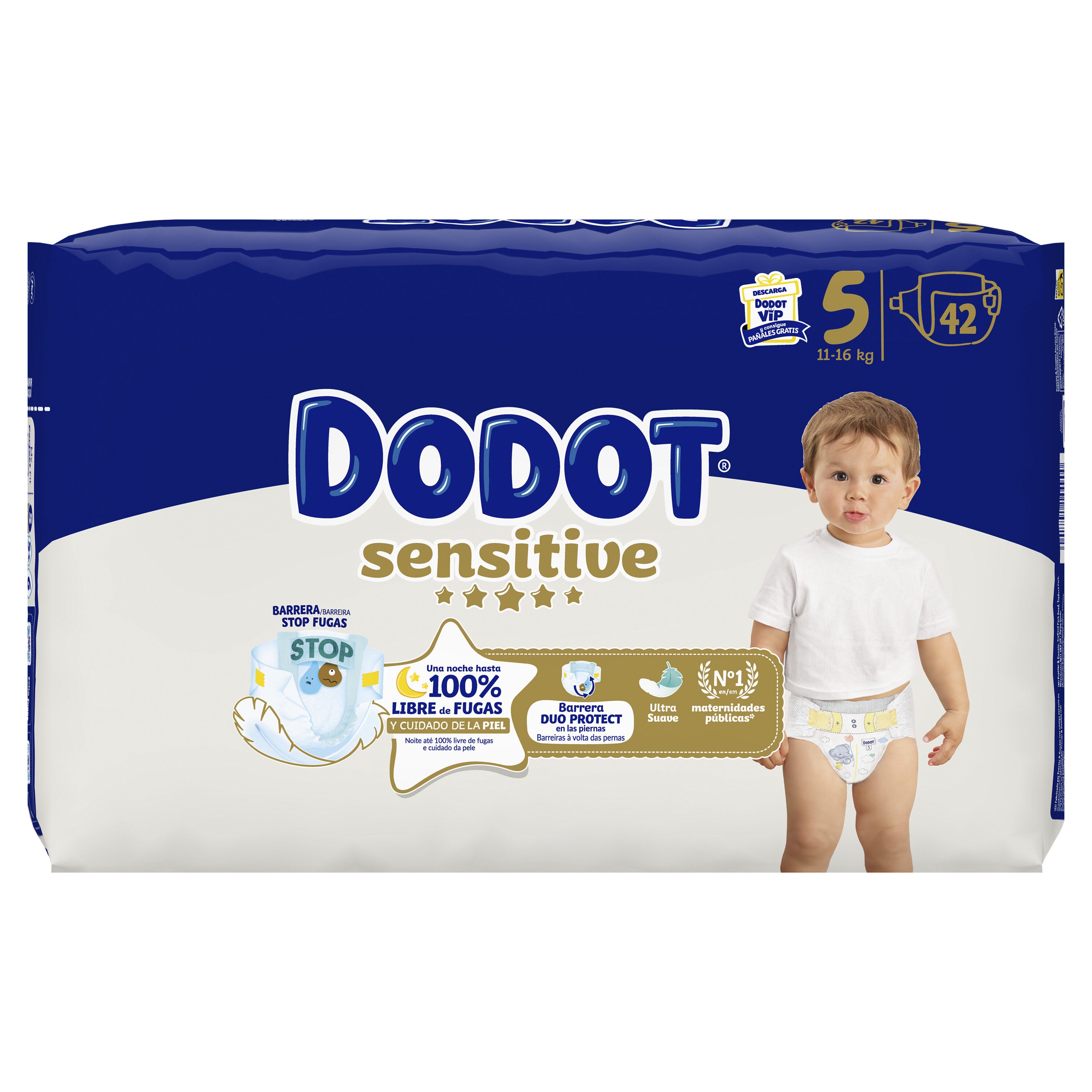 Pañal sensitive t5 Dodot 42u