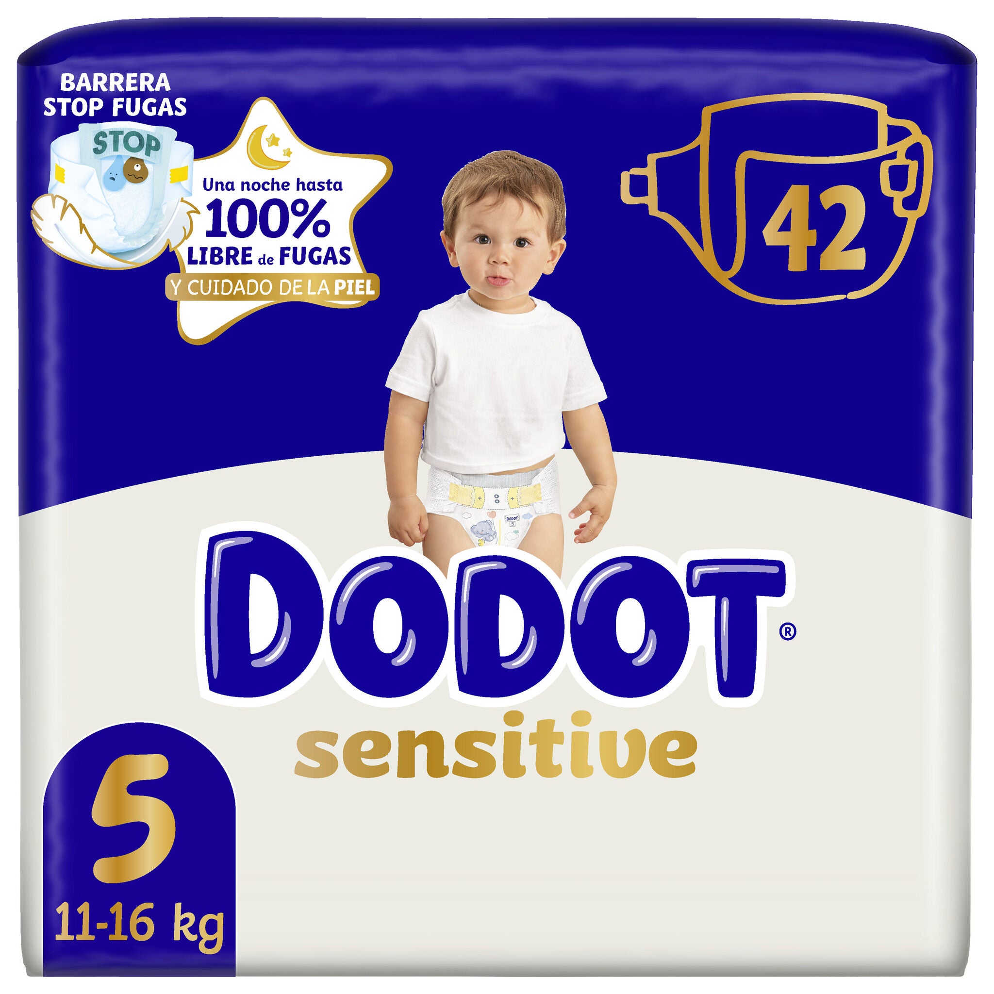 Pañal sensitive t5 Dodot 42u