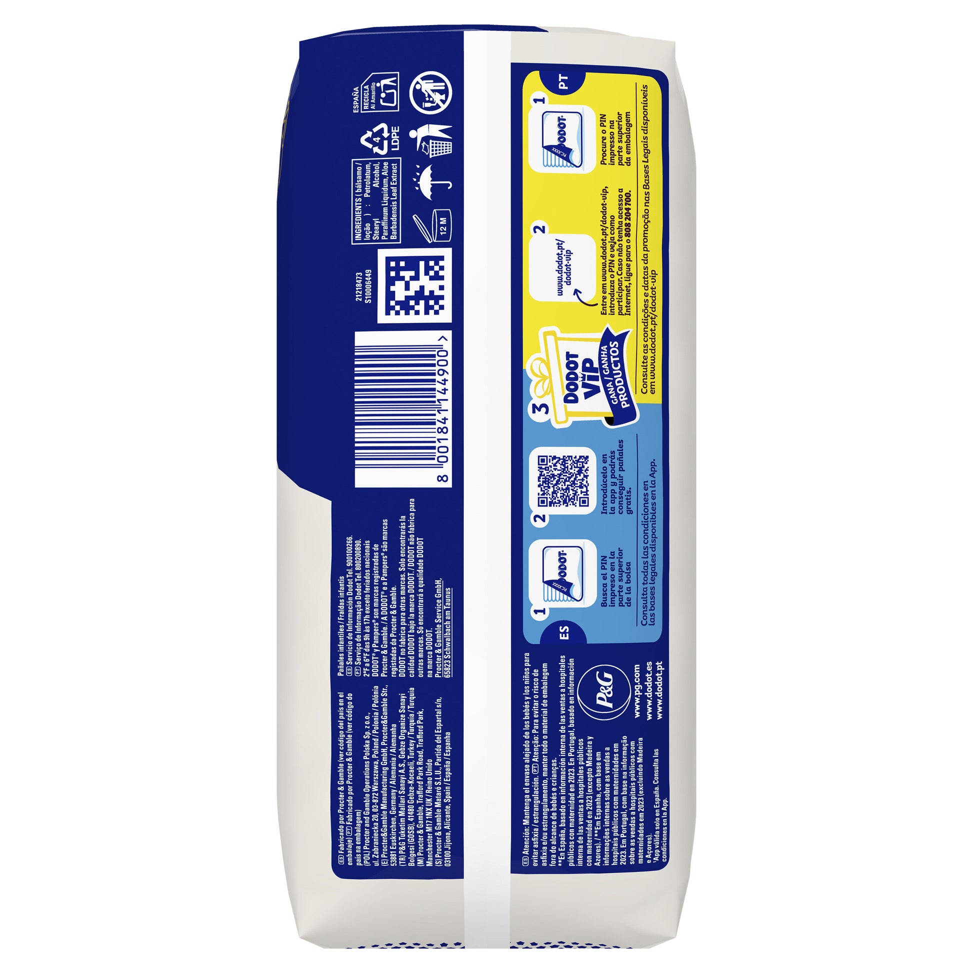 Pañal sensitive t5 Dodot 42u