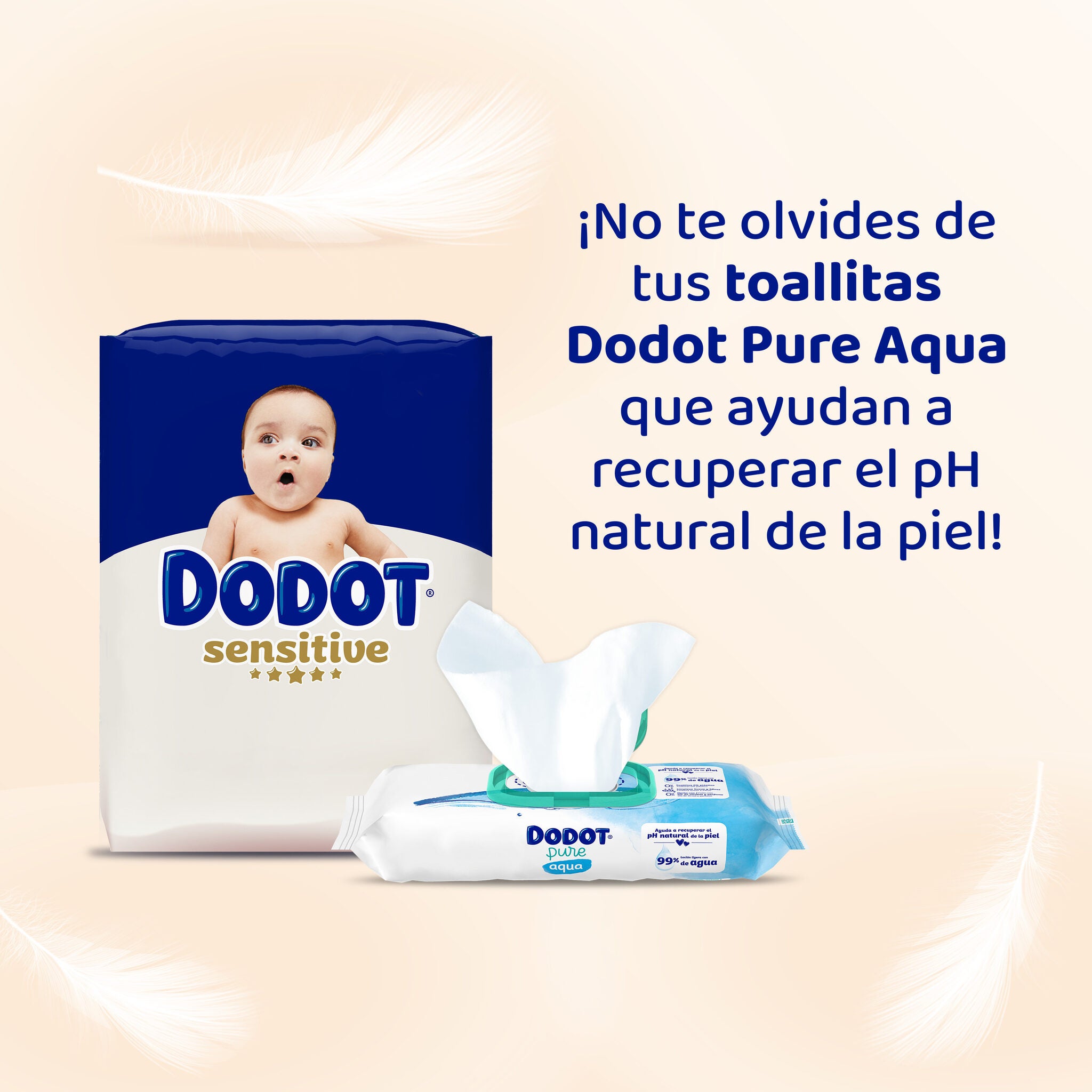 Pañal sensitive t5 Dodot 42u
