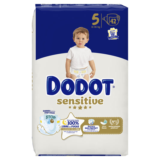 Pañal sensitive t5 Dodot 42u La Despensa