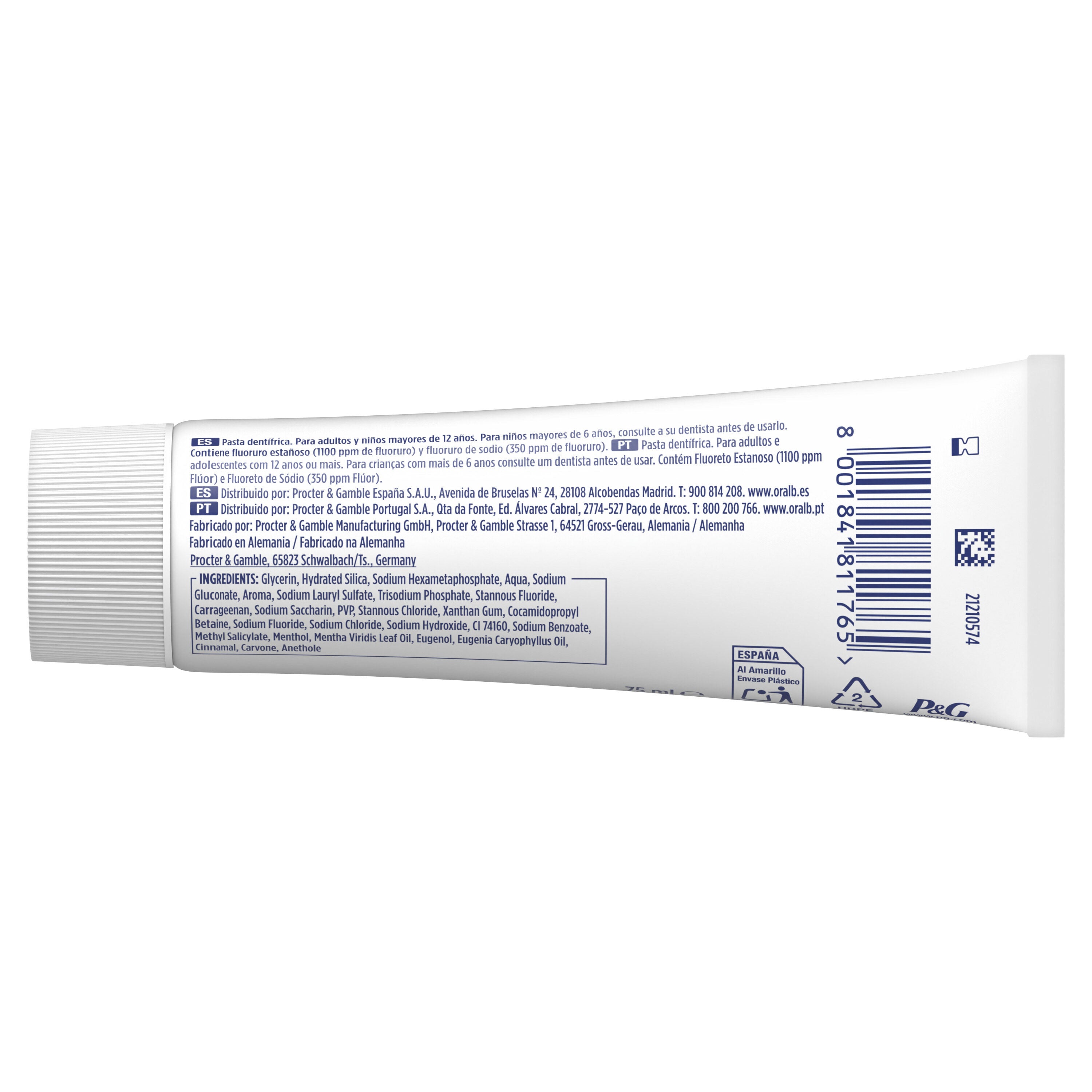 Dentífrico multiprotección Oral b 75ml