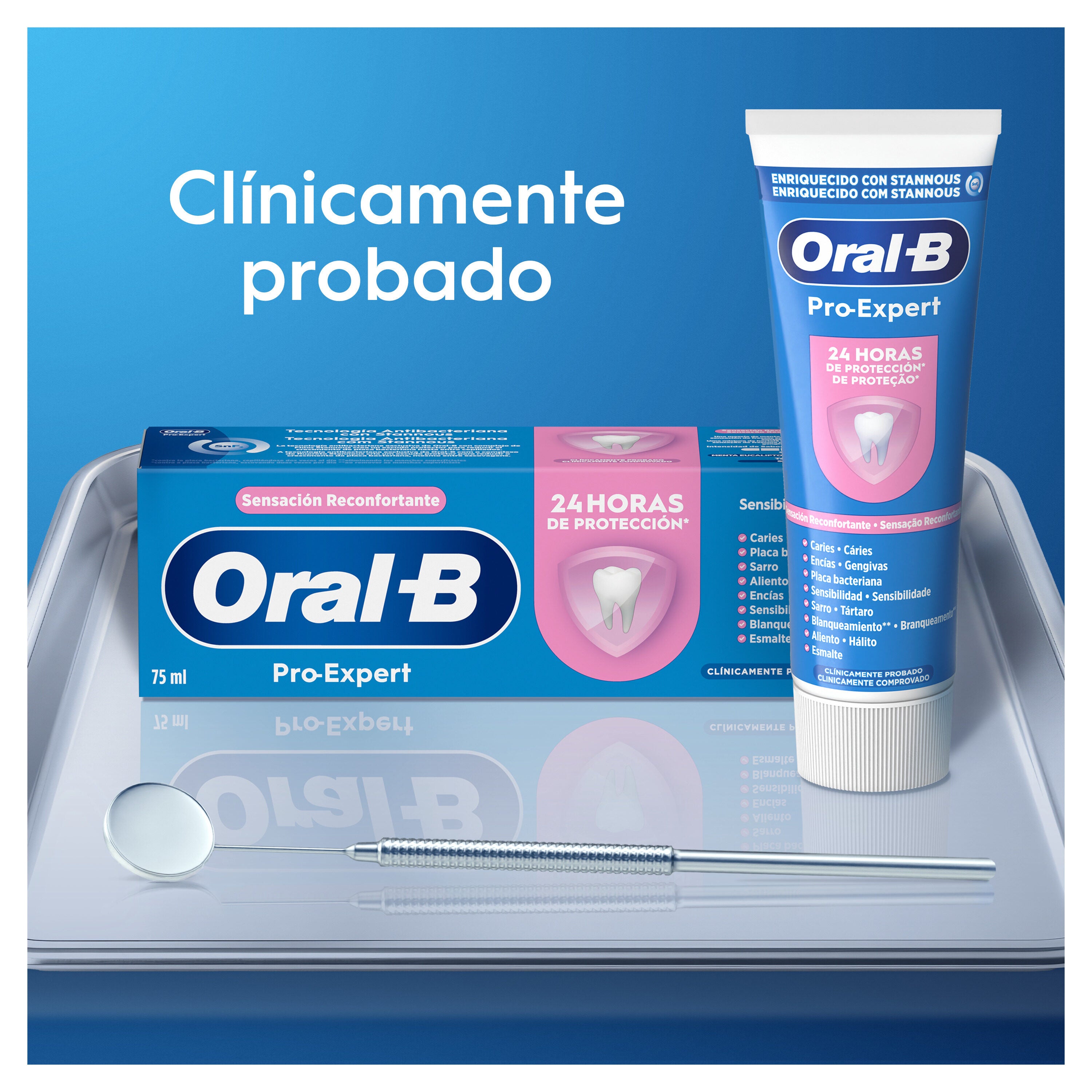 Dentífrico sensible blanqueador Oral b 75ml