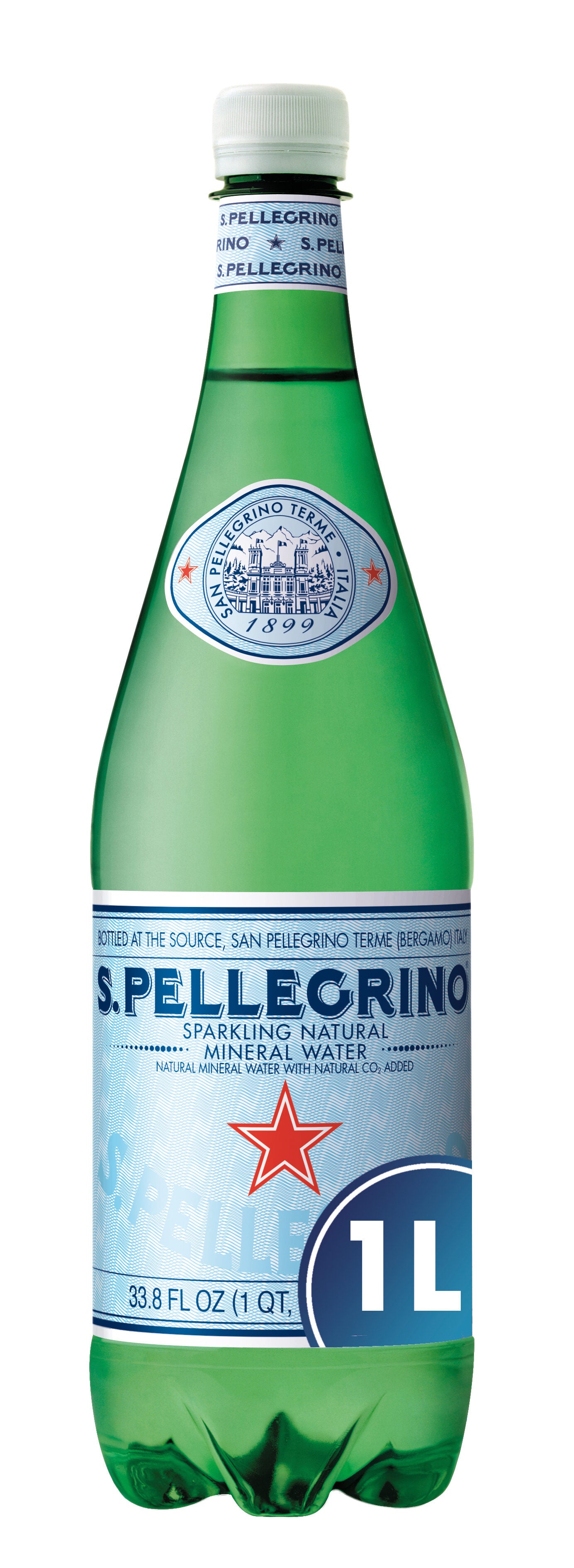 Agua con gas  San pellegrino 1l