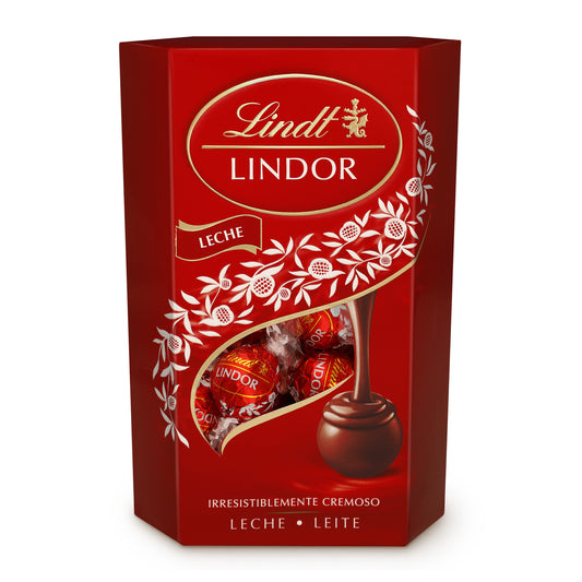 Bombon relleno chocolate con leche lindor Lindt 200g La Despensa