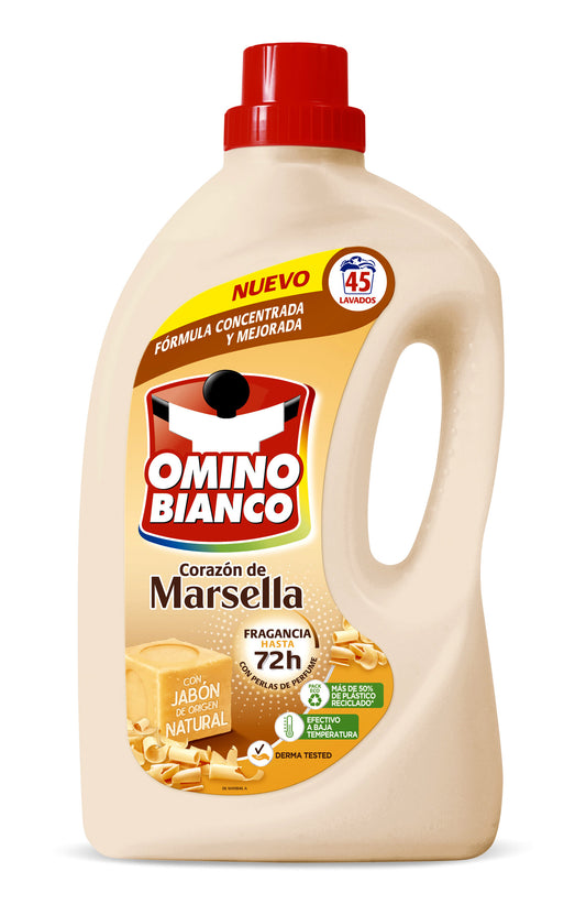 Detergente líquido marsella Omino 45 La Despensa