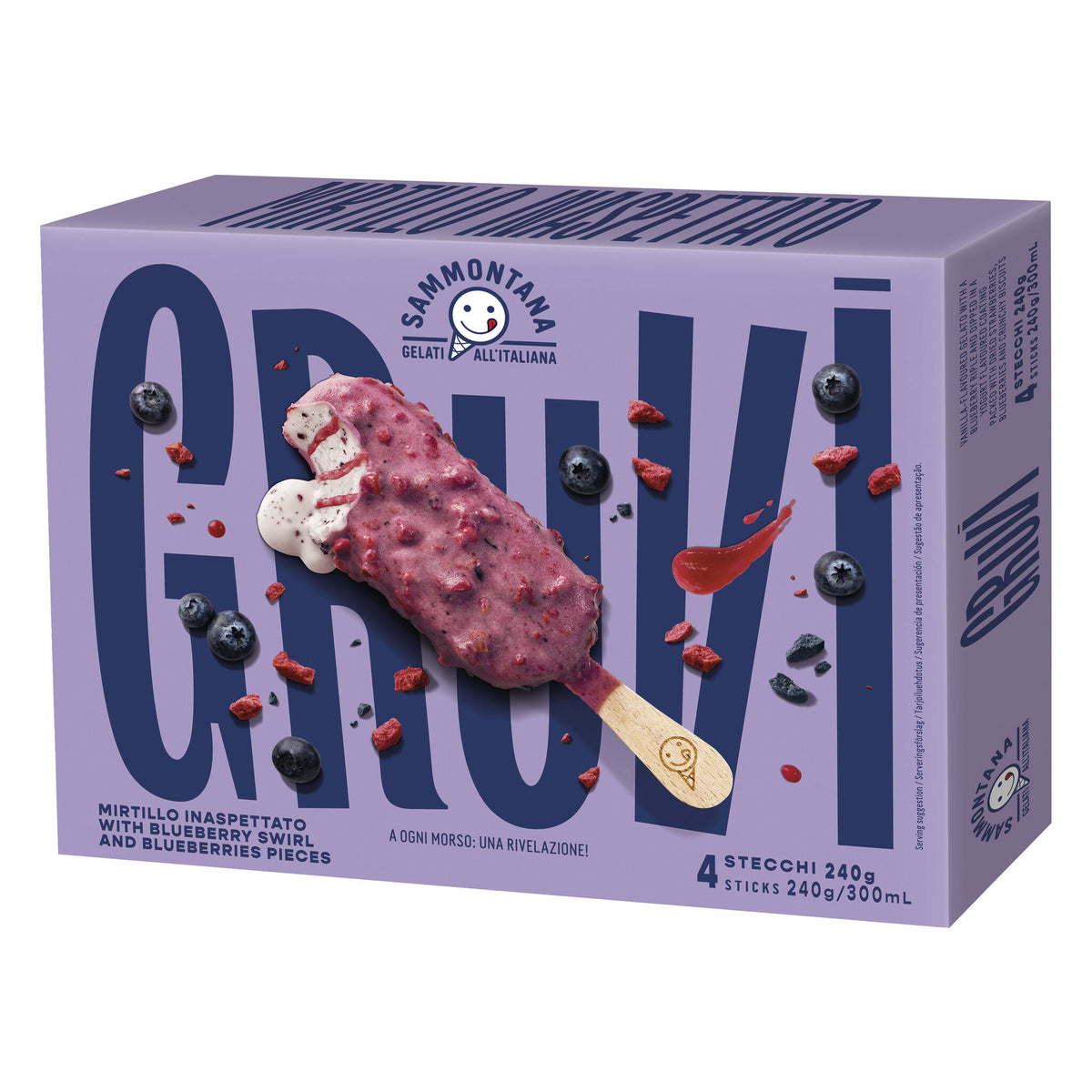 Bombon arandanos Gruvi sammontana p4 75ml/u