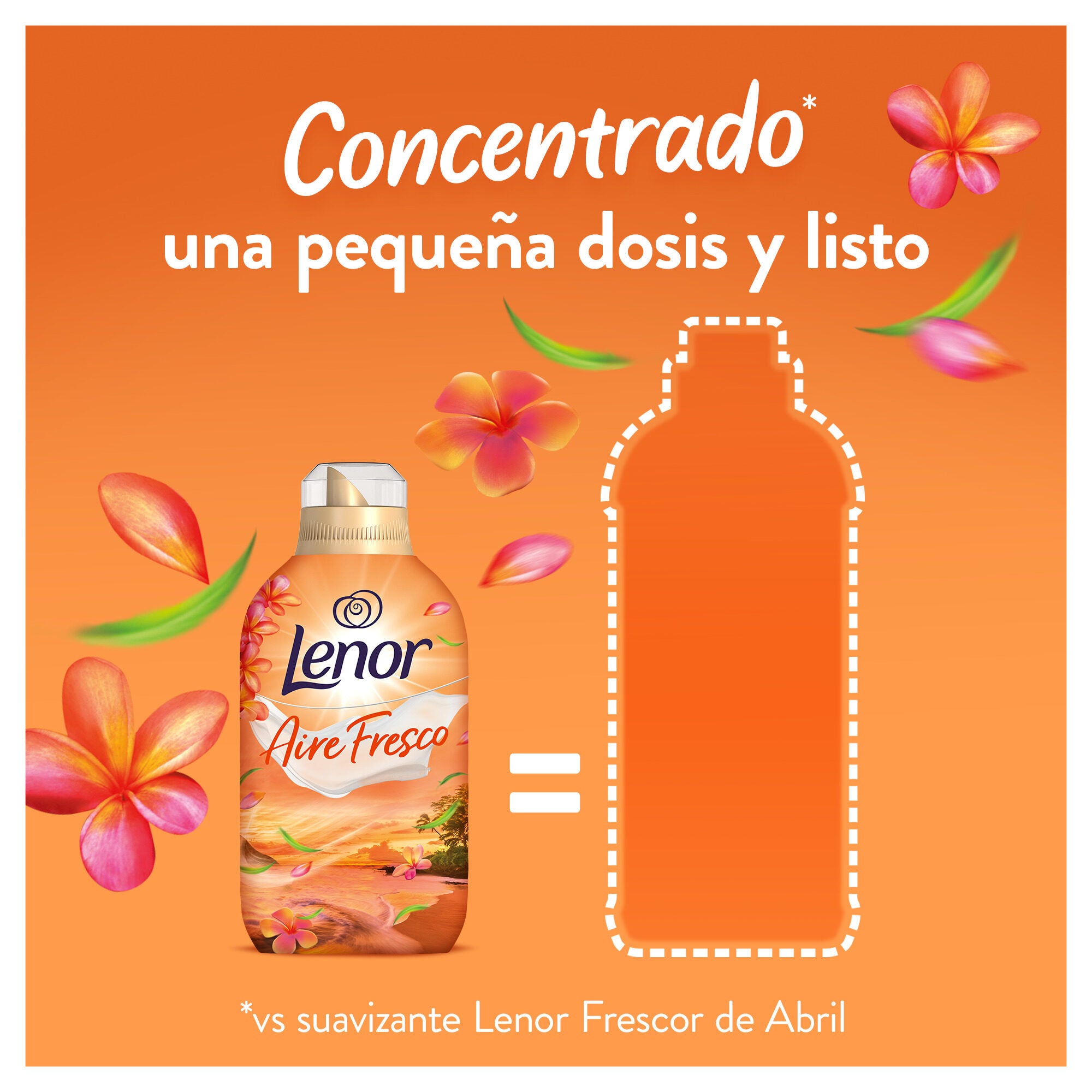 Suavizante concentrado tropical fresh Lenor 50c