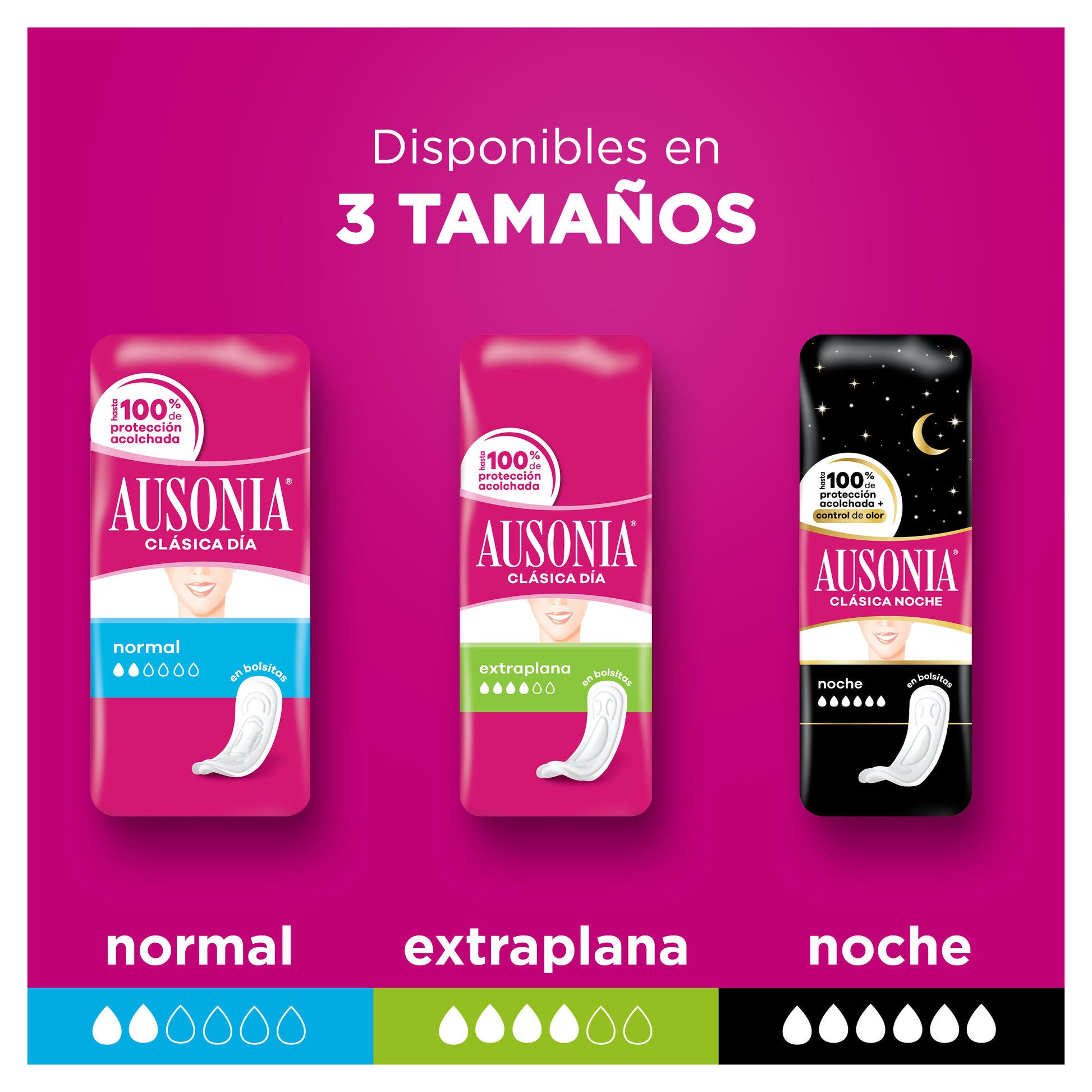 Compresas gruesa Ausonia 16u