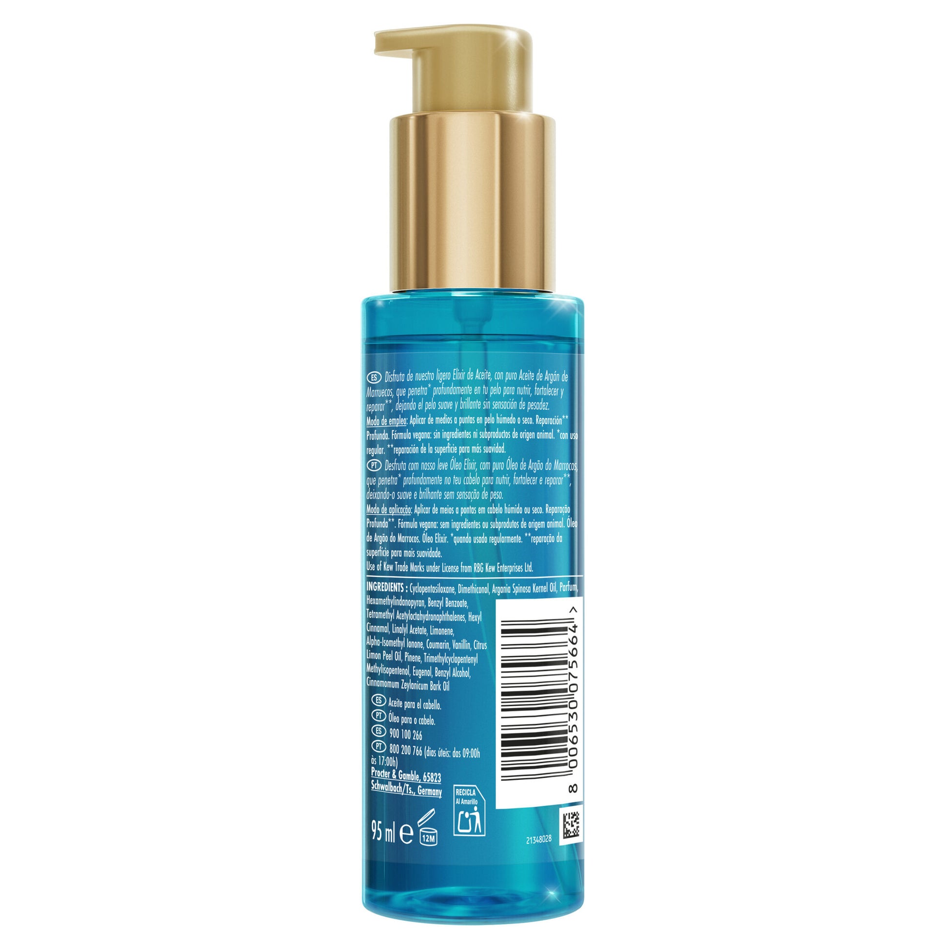 Aceite capilar argán de marruecos Herbal 95ml