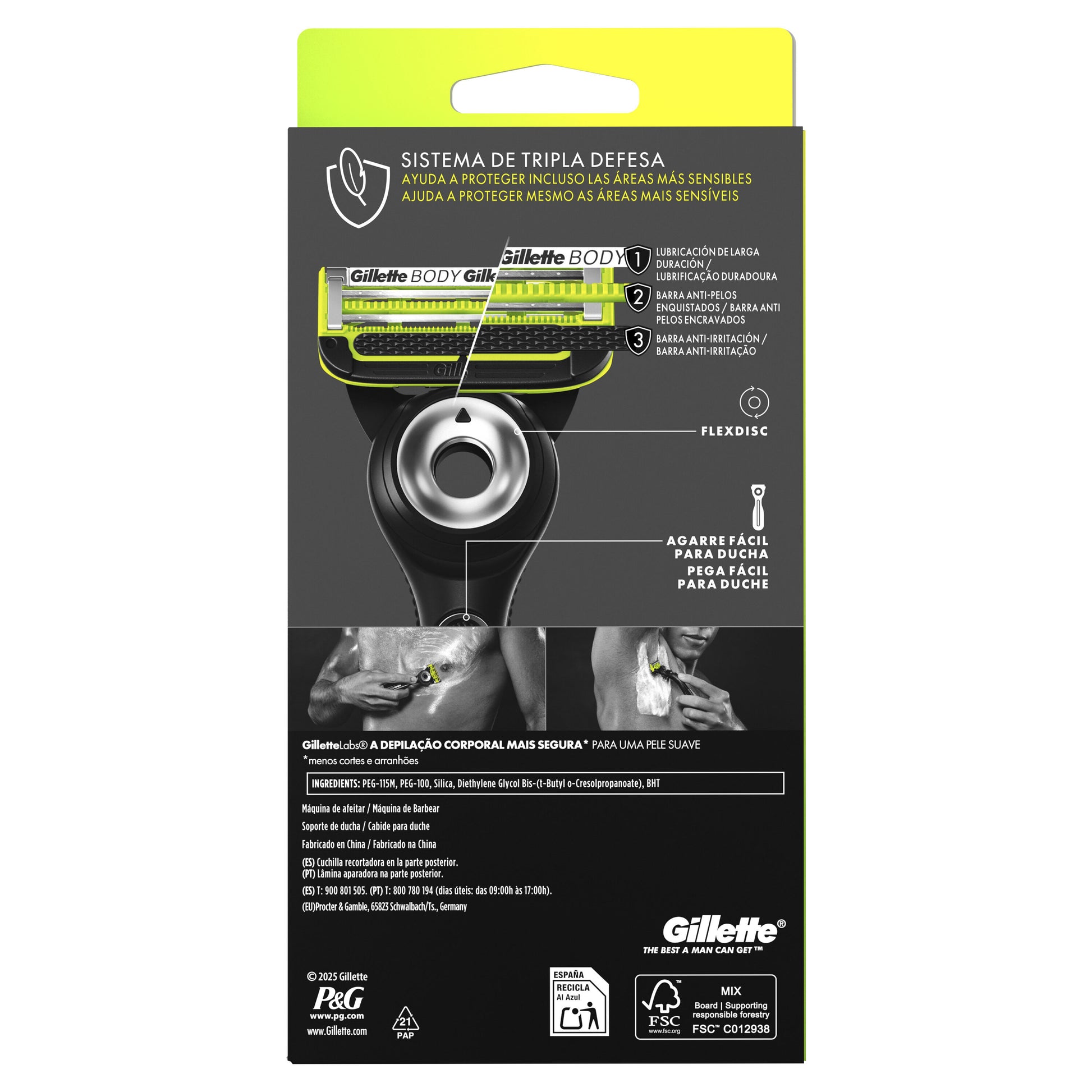 Maquina labs body Gillette 1u